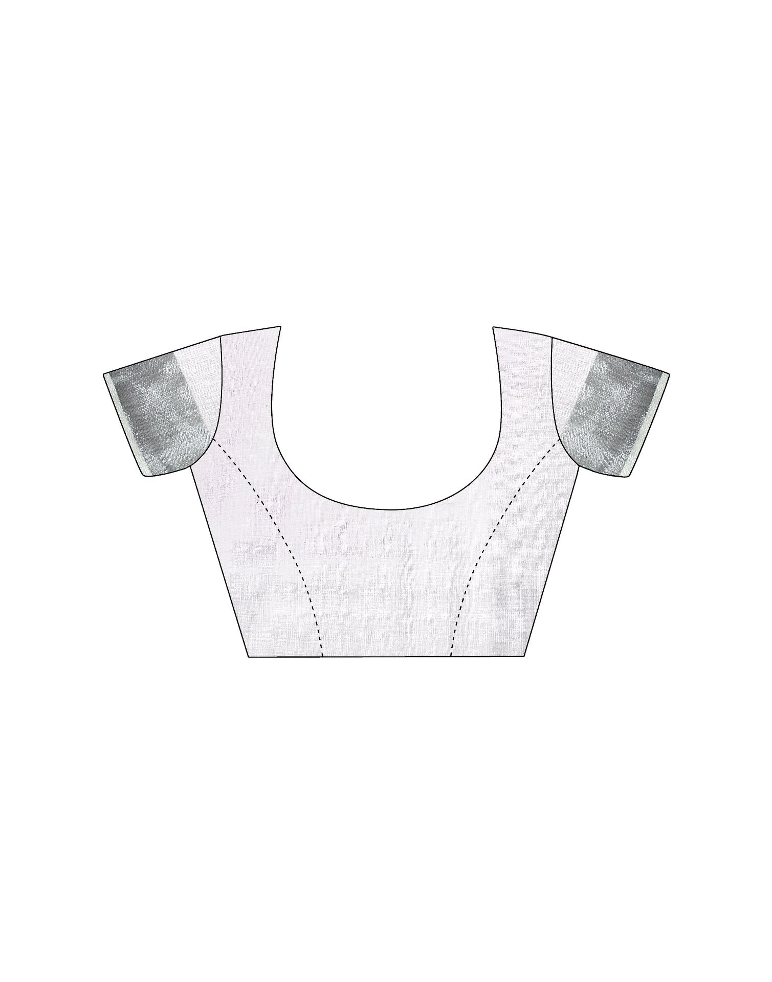 Black Linen Printed Saree