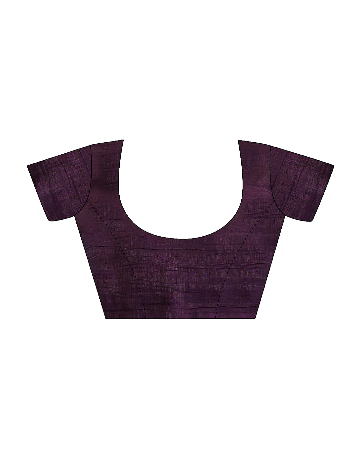 Dark Purple Shimmer Stone Work Swarovski Saree