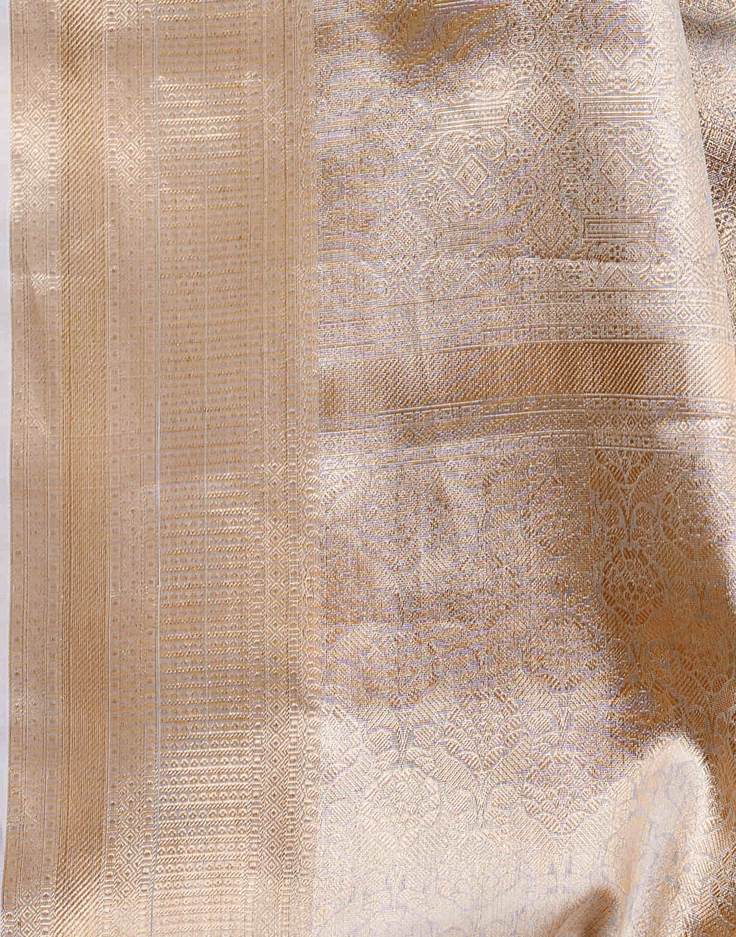 Golden Silk Woven Kanjivaram Saree
