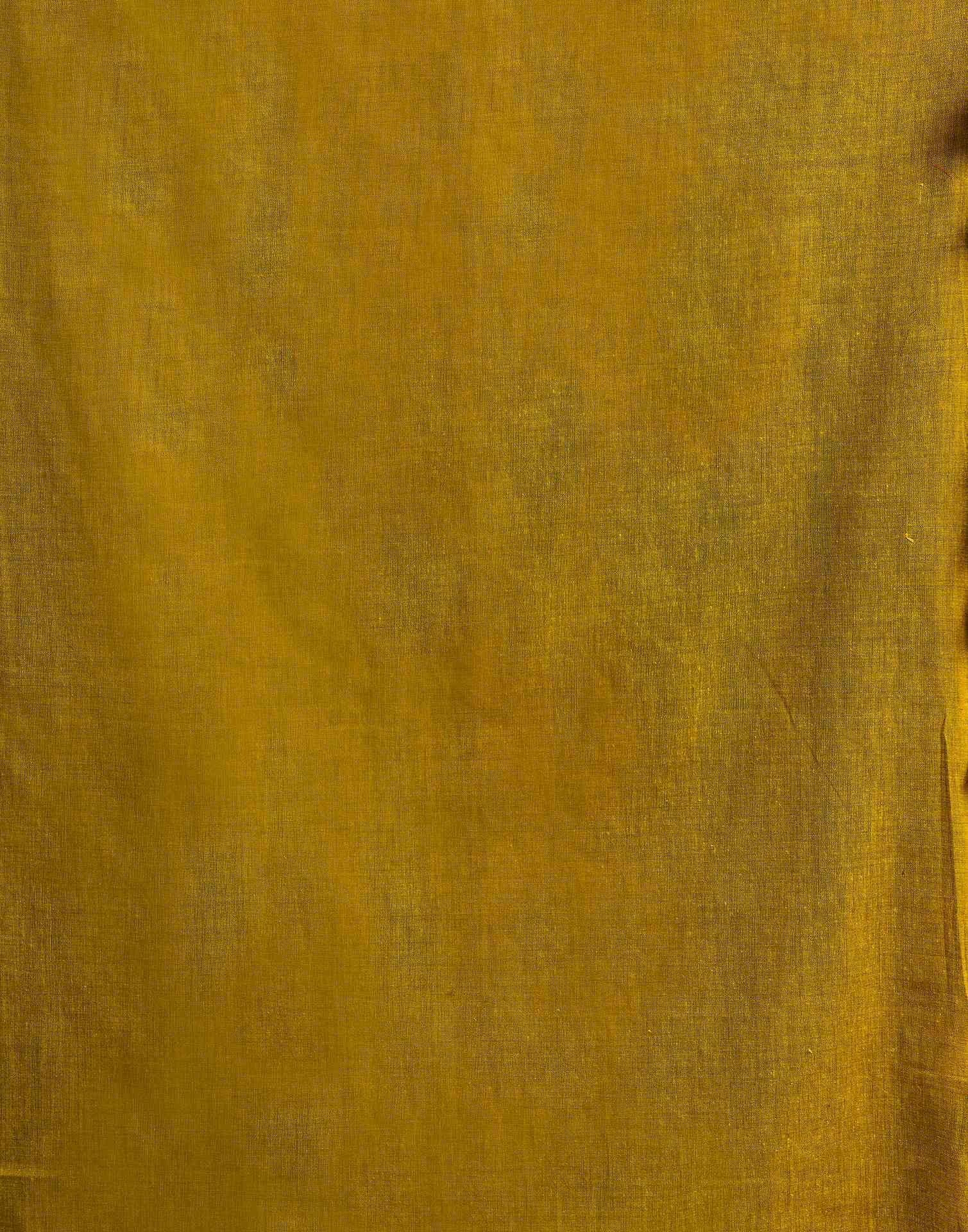 Lime Green Linen Top Dyed Solid Saree