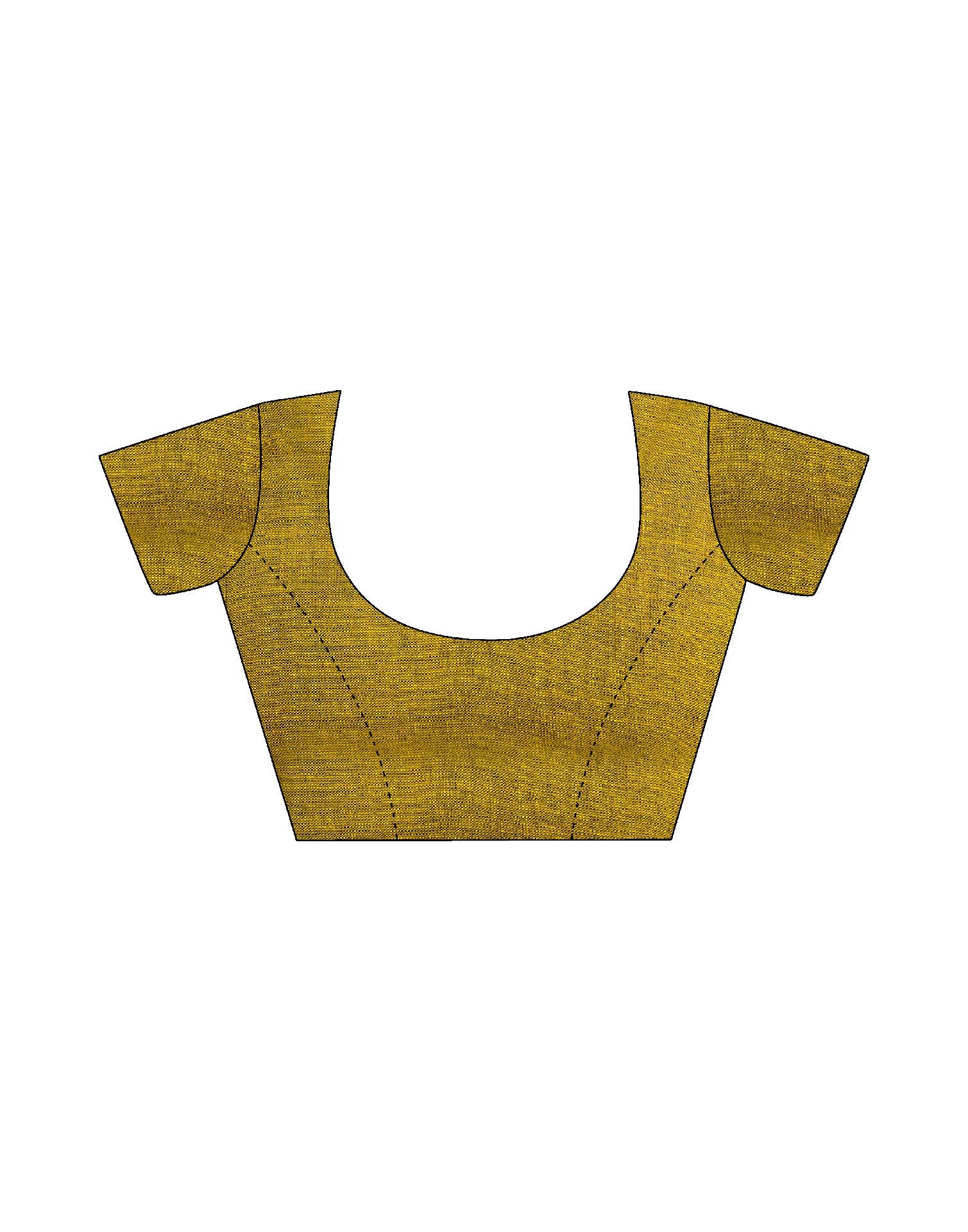Lime Green Linen Top Dyed Solid Saree