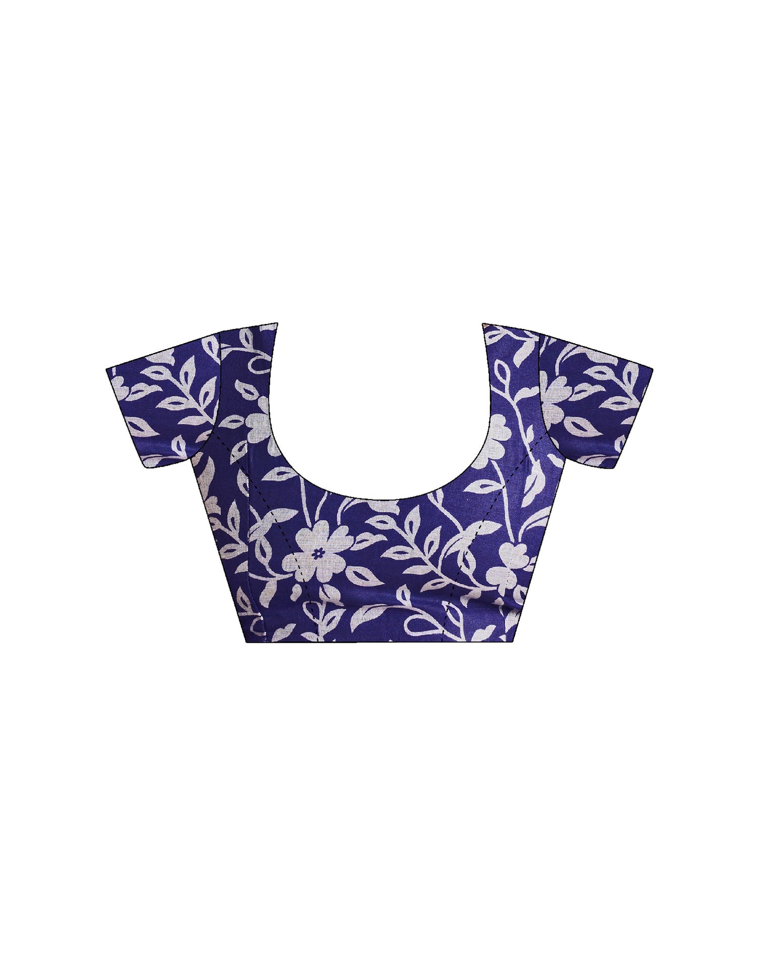 Yellow Cotton Printed Saree