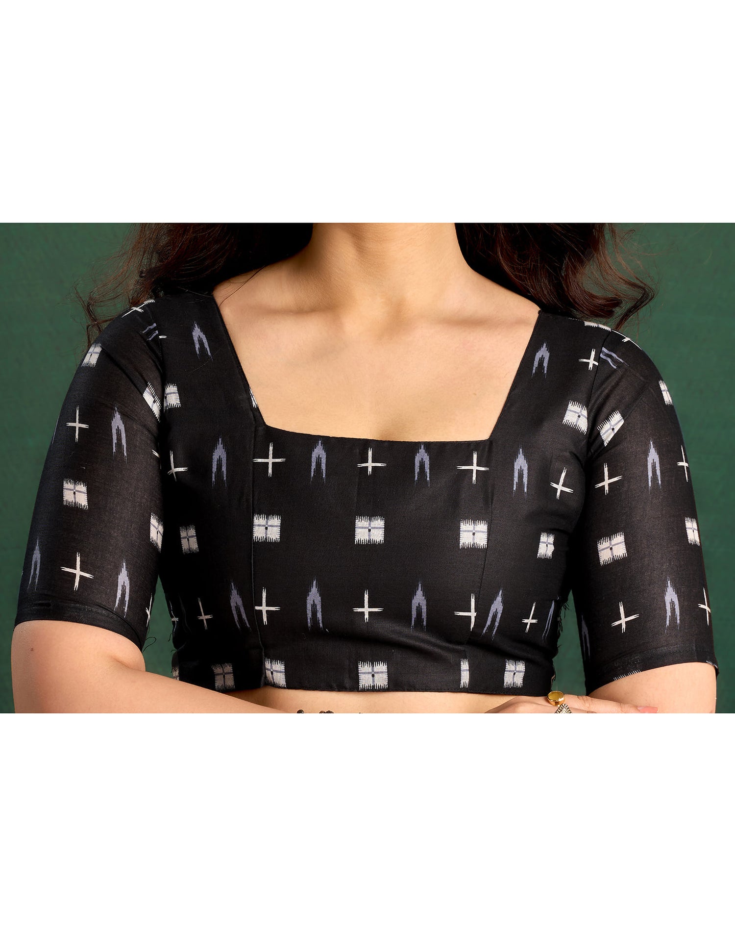 Mustard Yellow Cotton Printed Saree