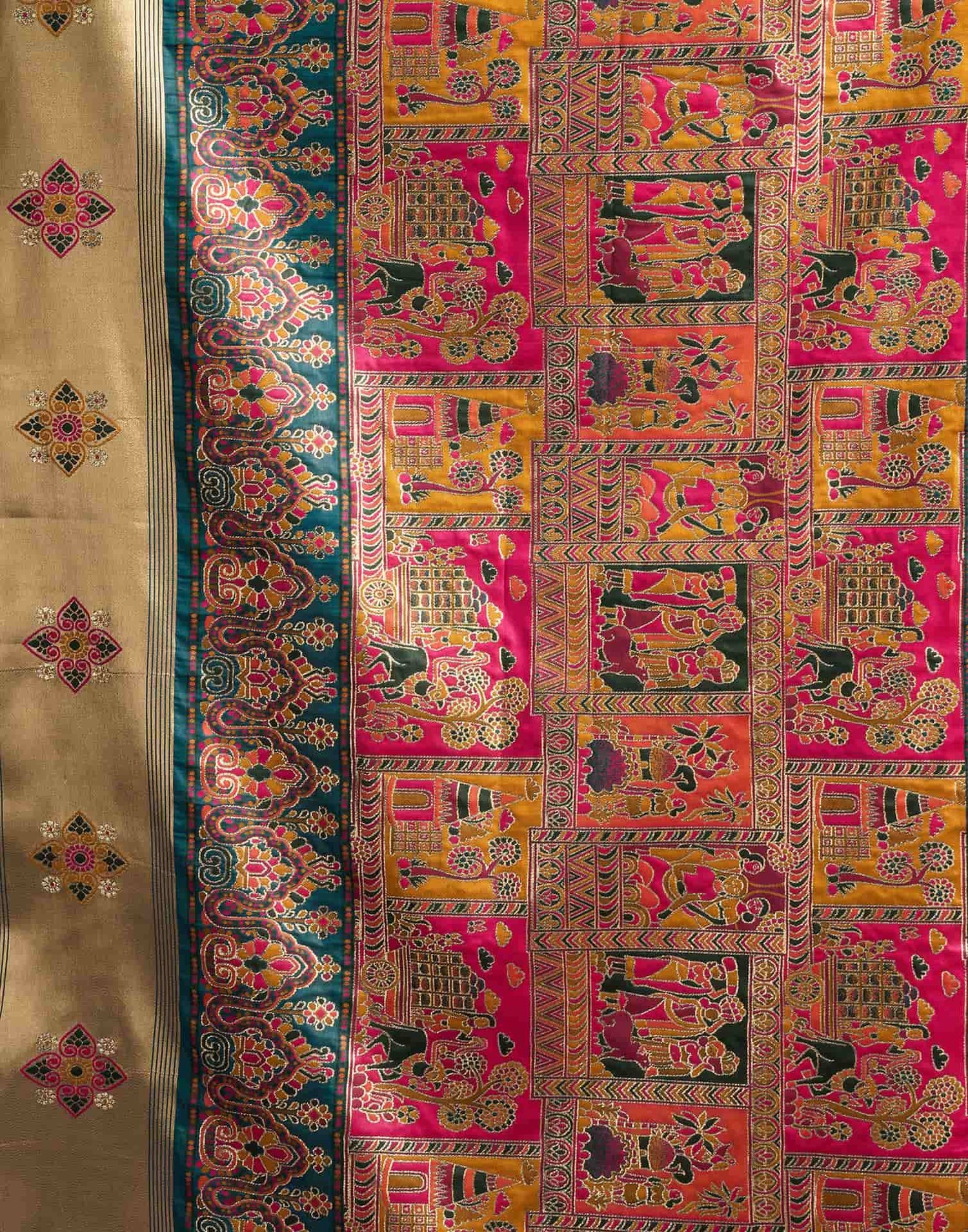 Rama Silk Minakari Banarasi Saree