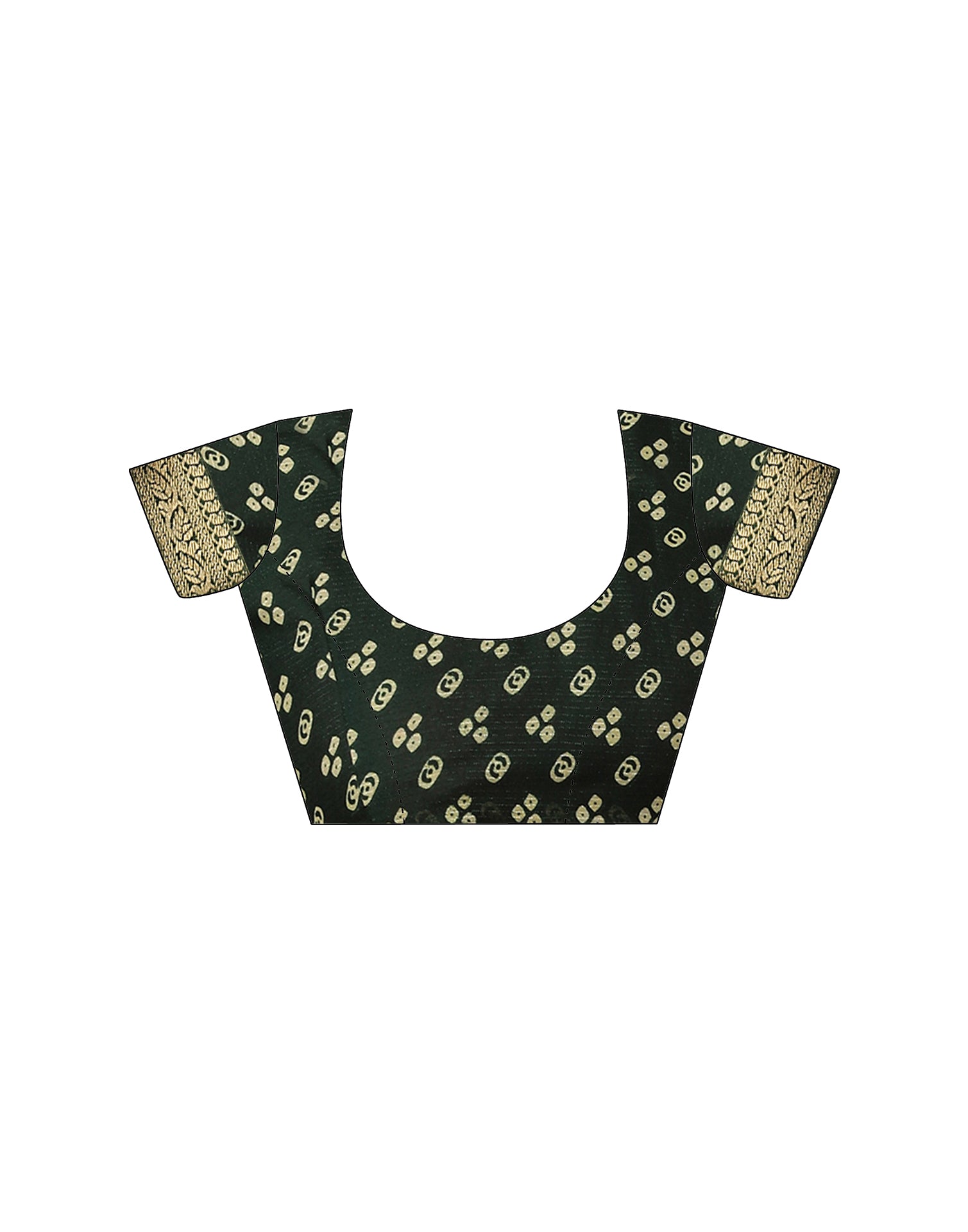 Rani Pink Georgette Printed Bandhani Saree