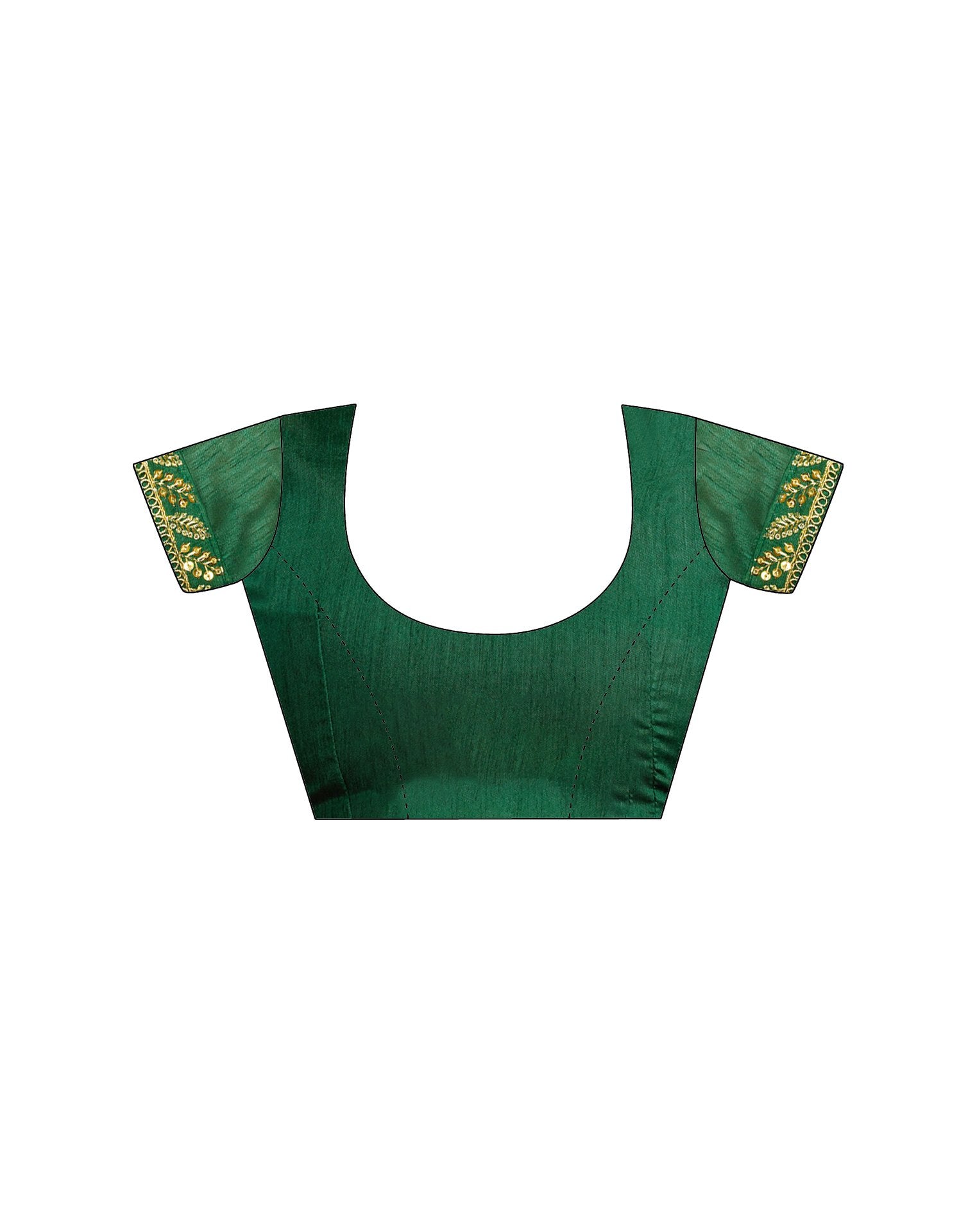 Green Georgette Laheriya Printed Saree