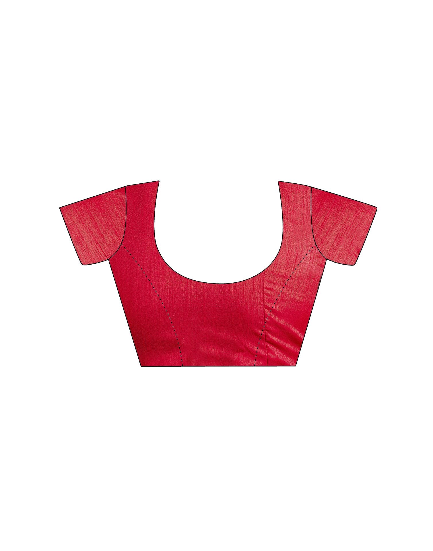 Red Georgette Laheriya Printed Saree