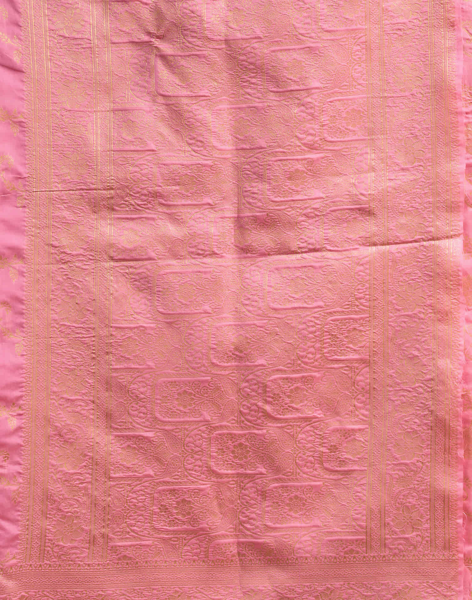 Light Pink Silk Woven Banarasi Saree