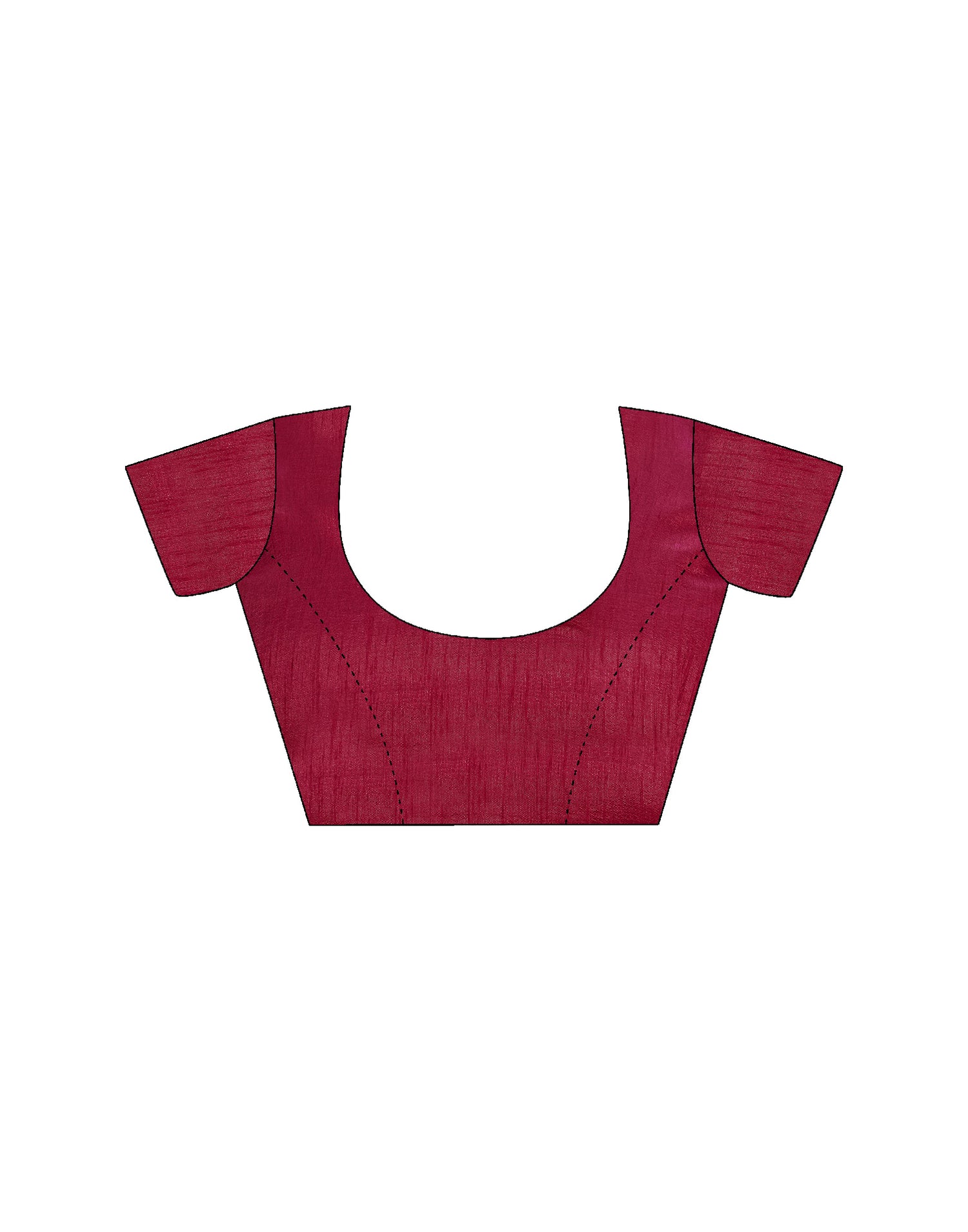 Dark Pink Chiffon Printed Bandhani Saree