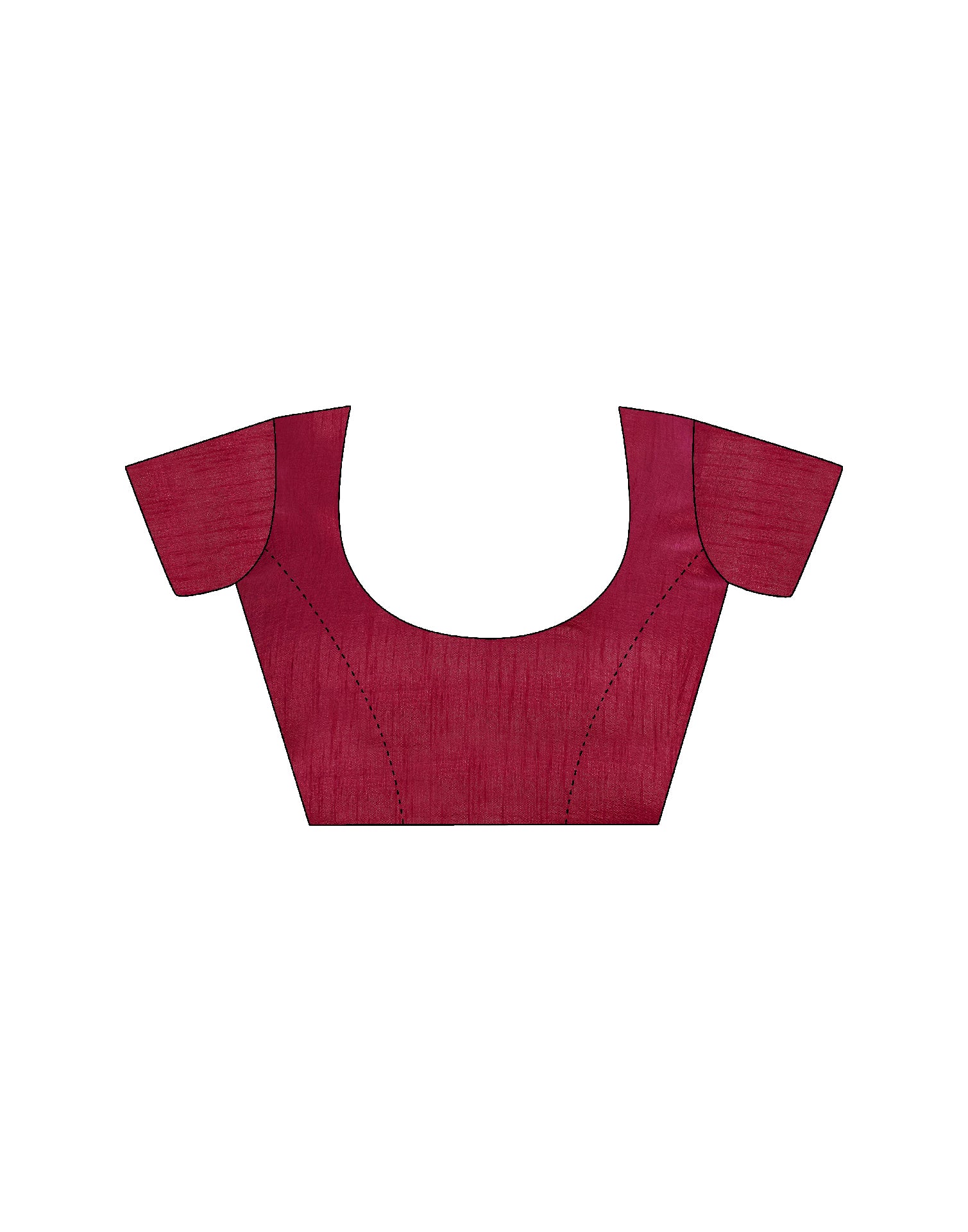 Dark Pink Chiffon Printed Bandhani Saree