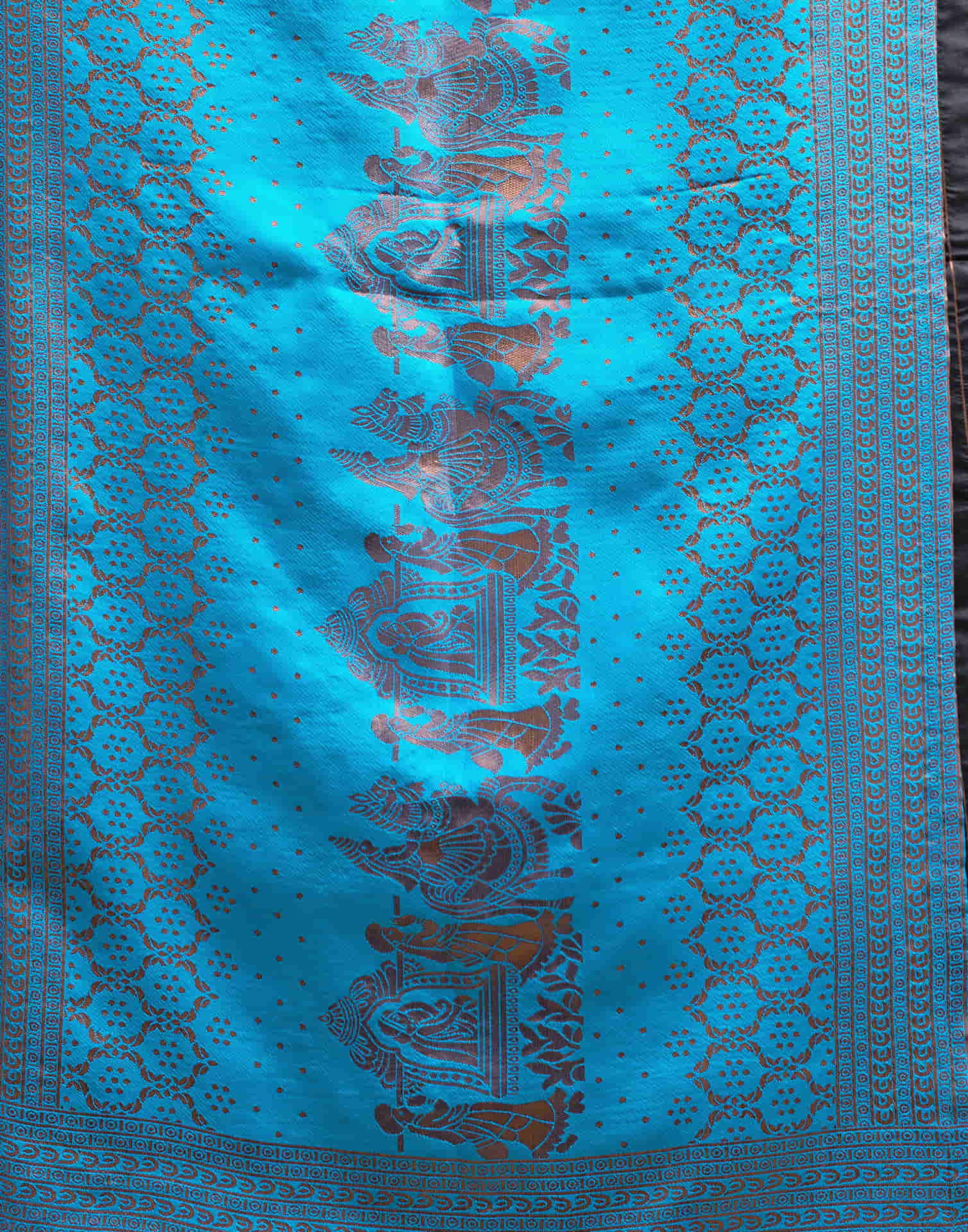Black Silk Woven Saree