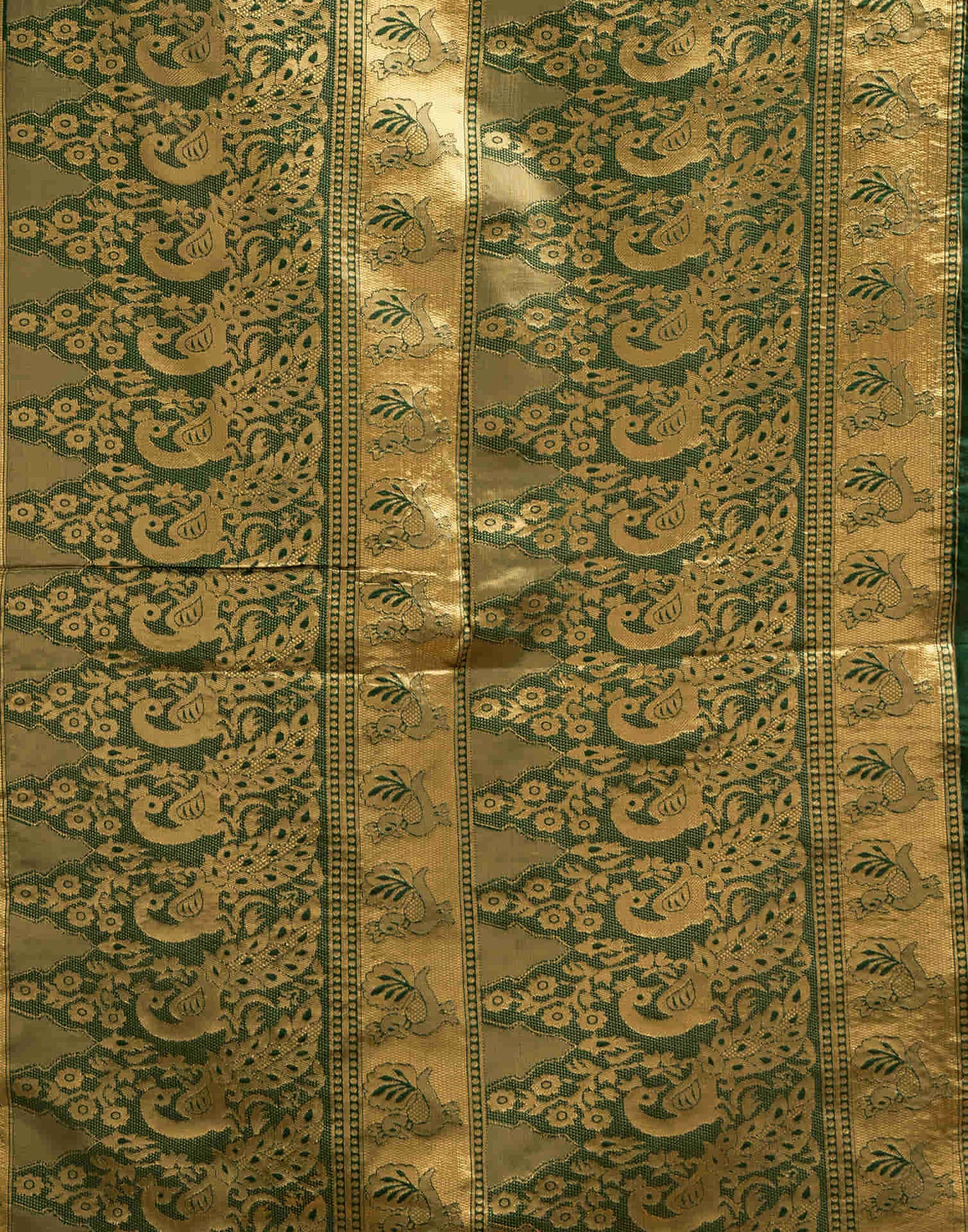 Green Silk Woven Kanjivaram Saree