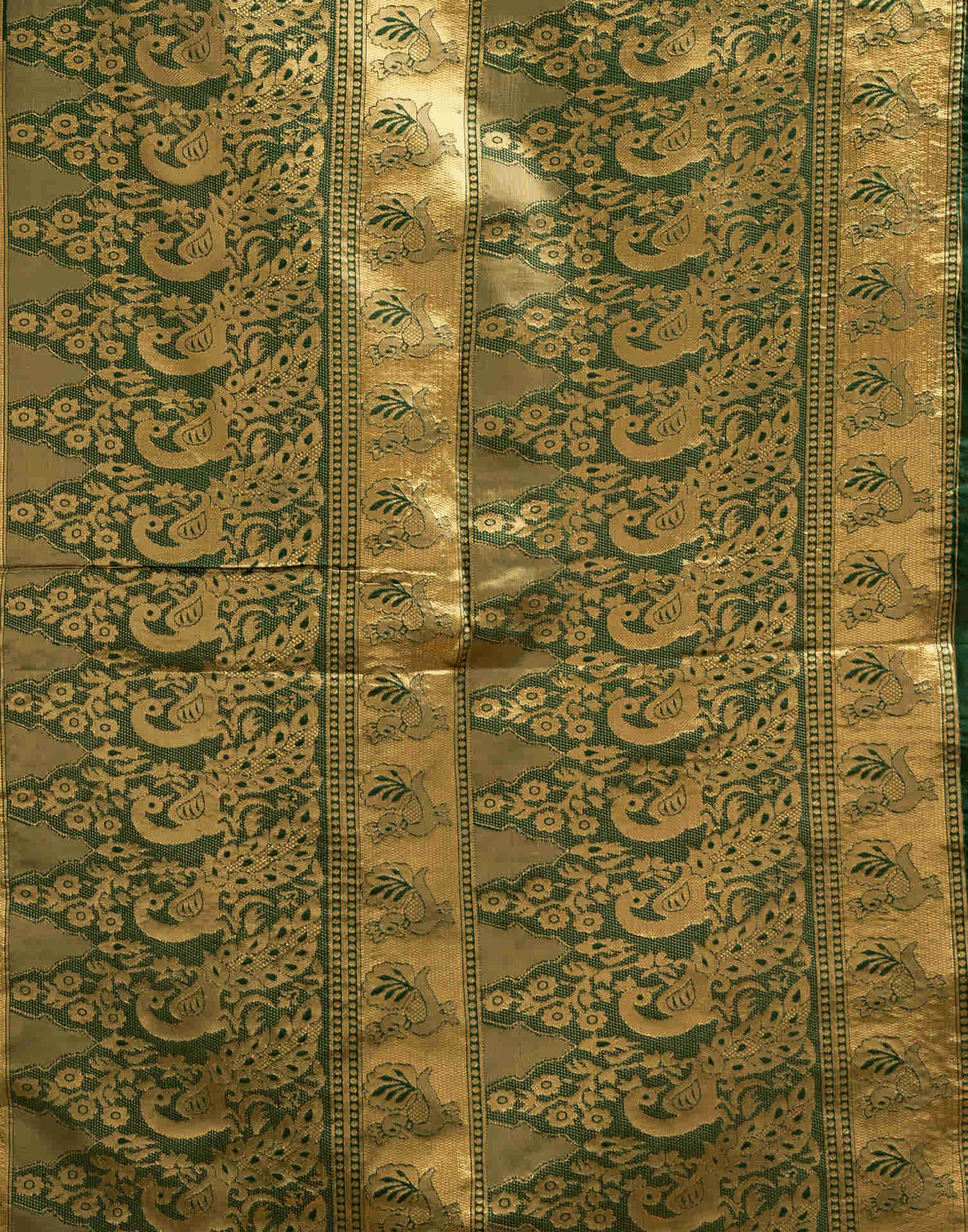 Green Silk Woven Kanjivaram Saree