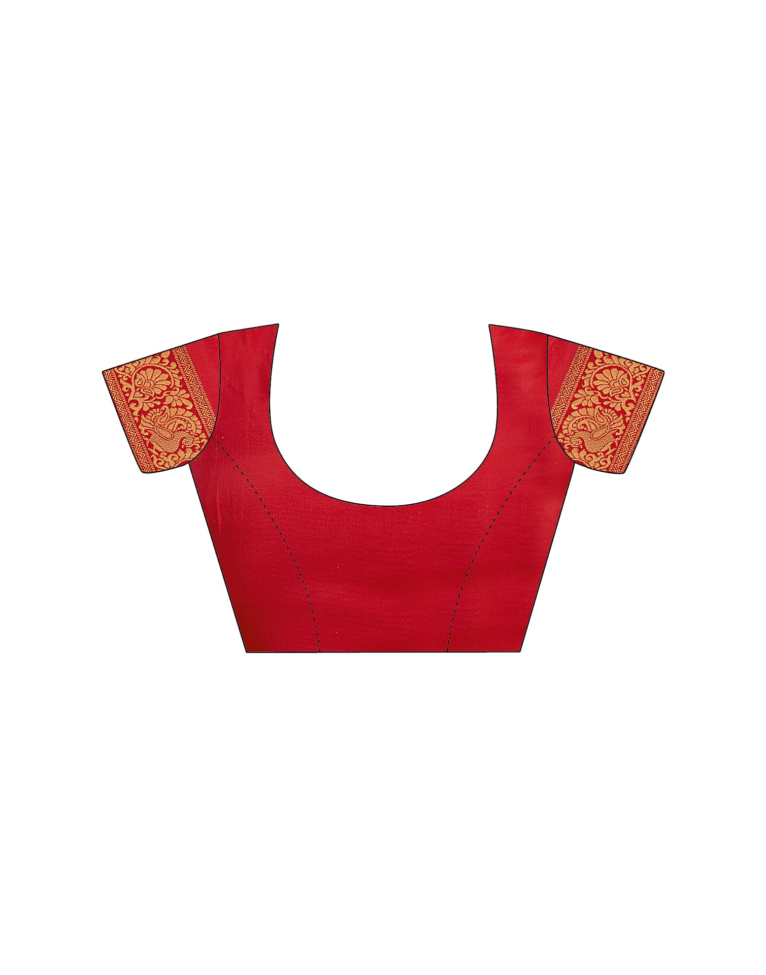 Red Silk Woven Kanjivaram Saree