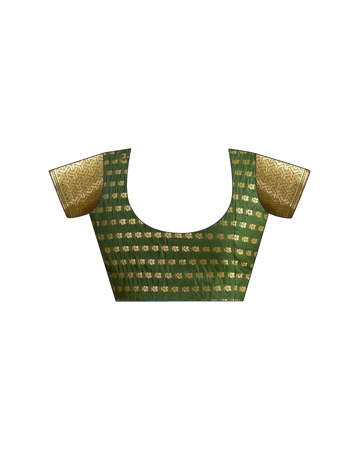 Green Silk Woven Banarasi Saree