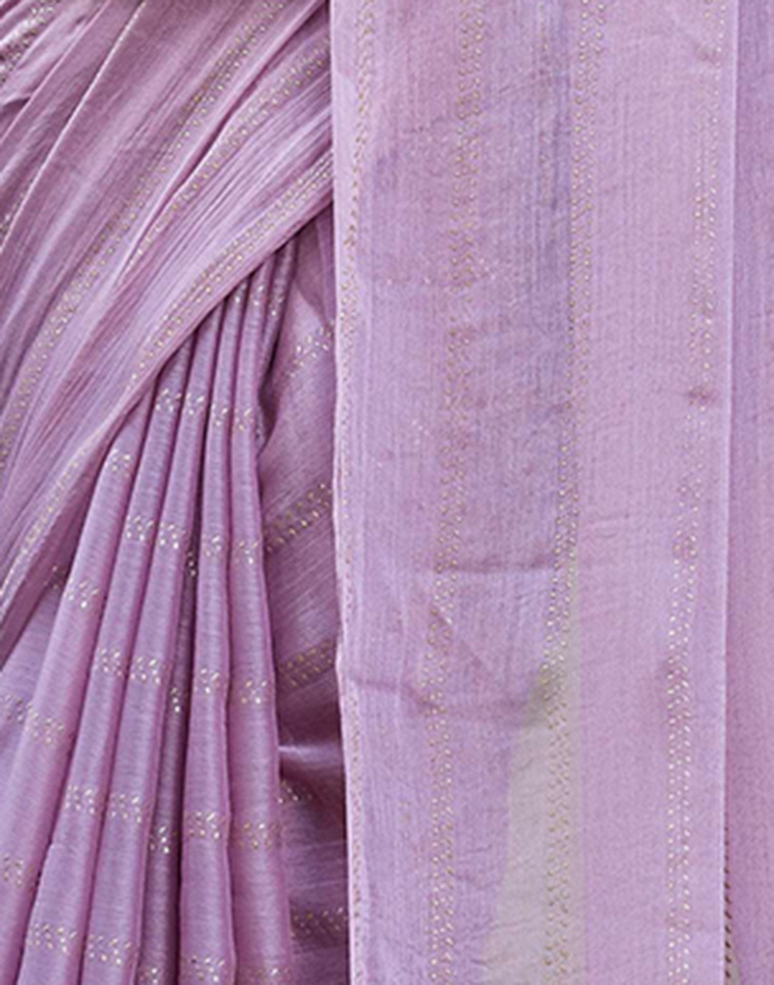 Light Purple Georgette Foil Printed Saree