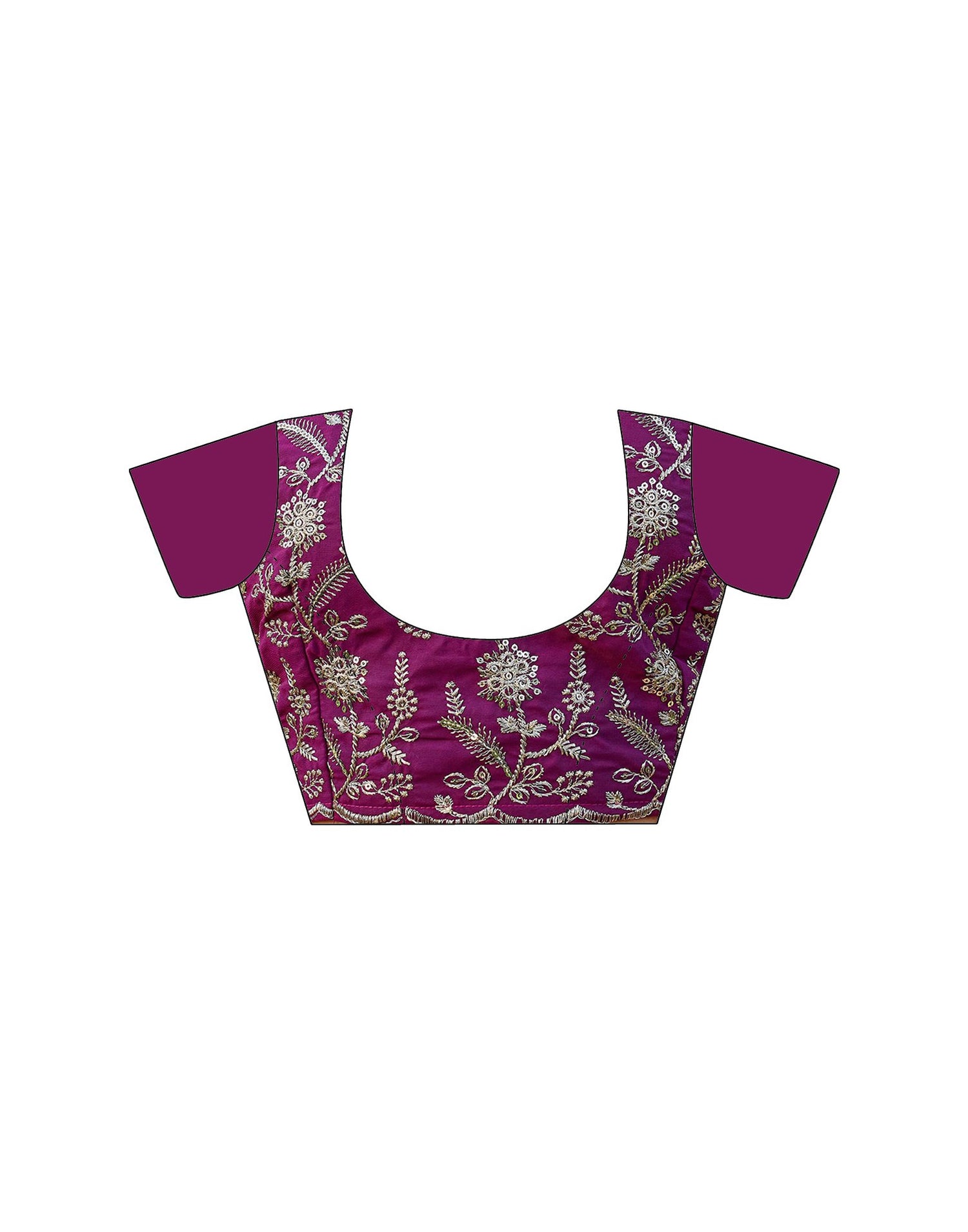 Peach Pink Georgette Foil Printed Saree