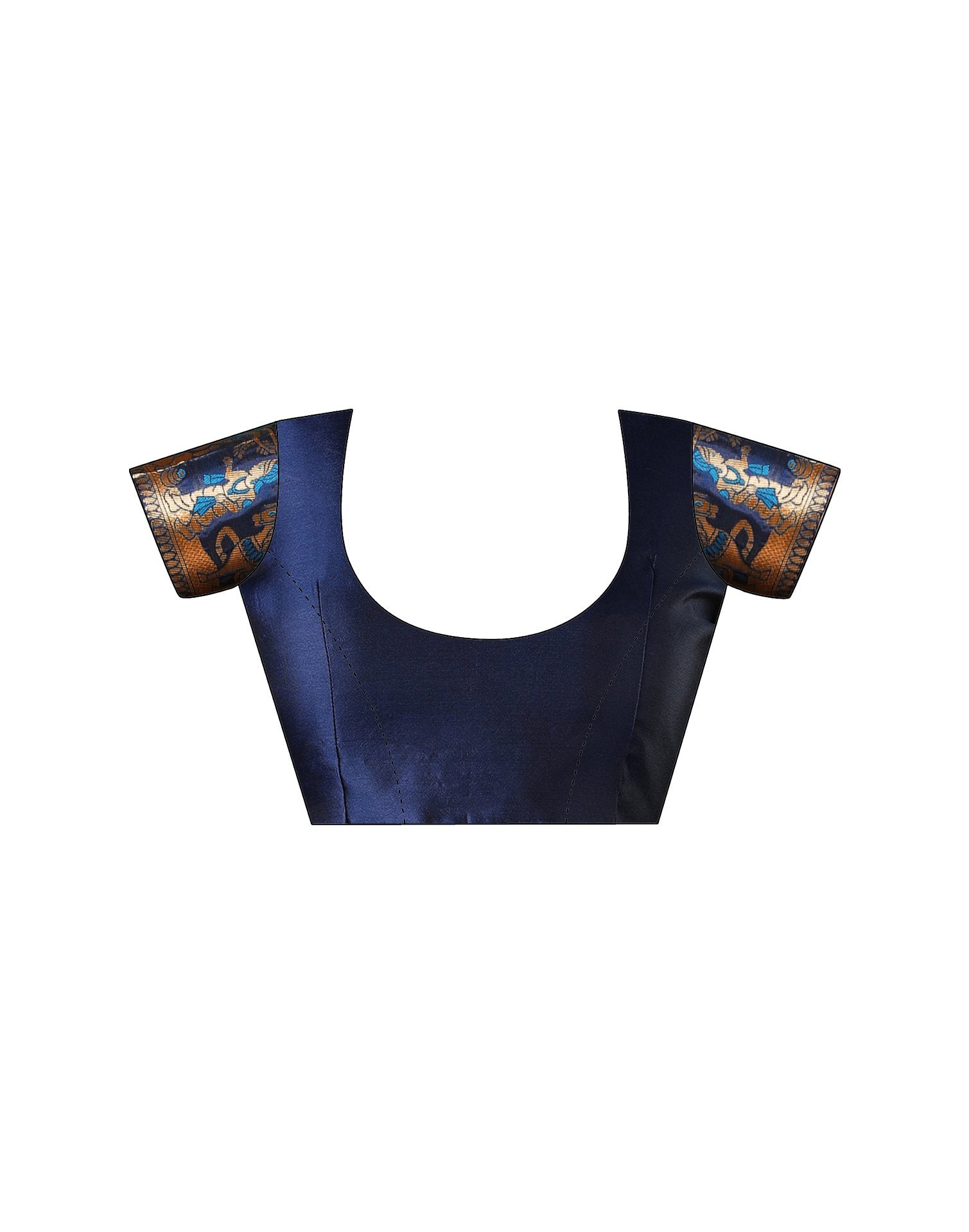Blue Silk Woven Banarasi Saree