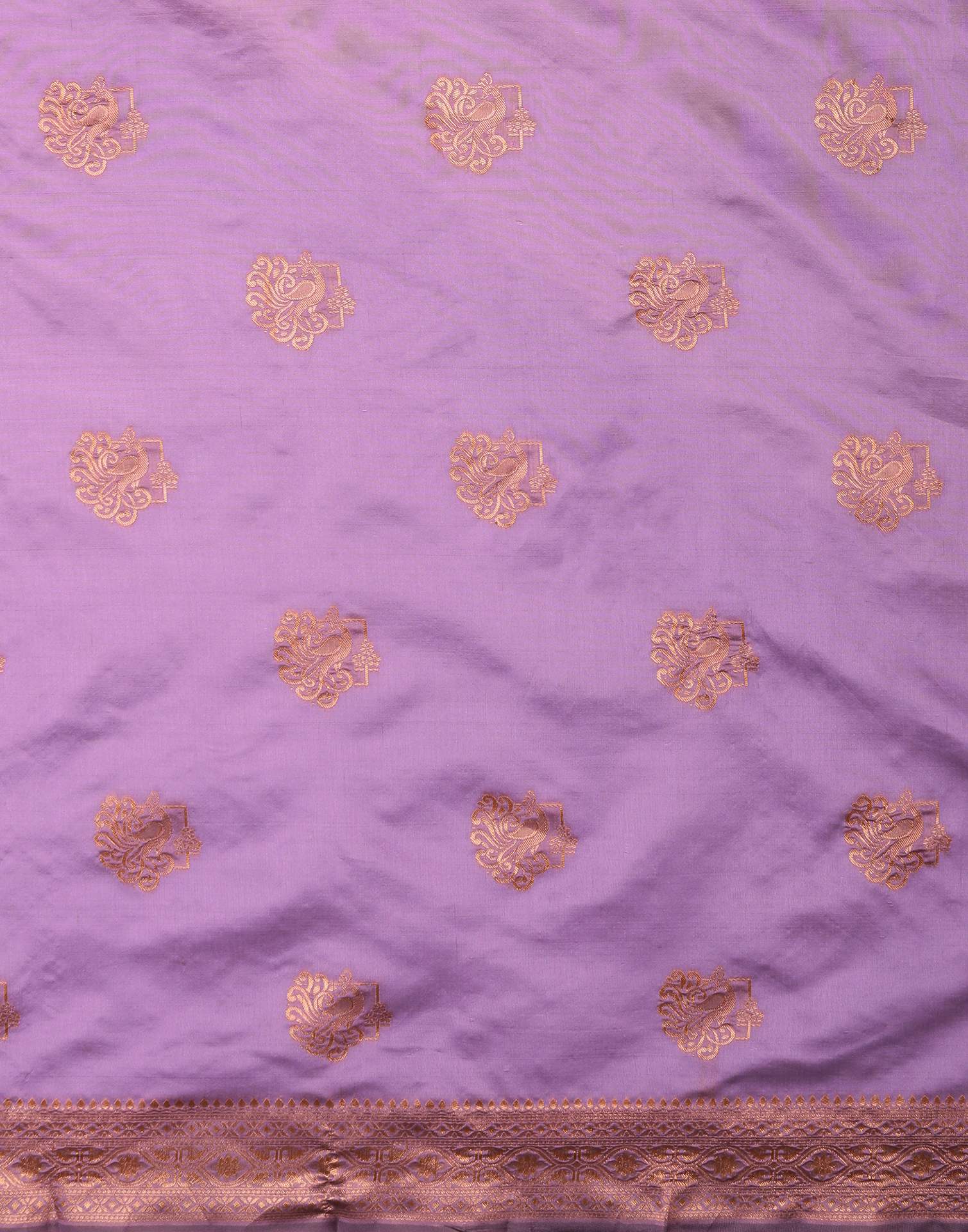 Light Purple Silk Woven Saree