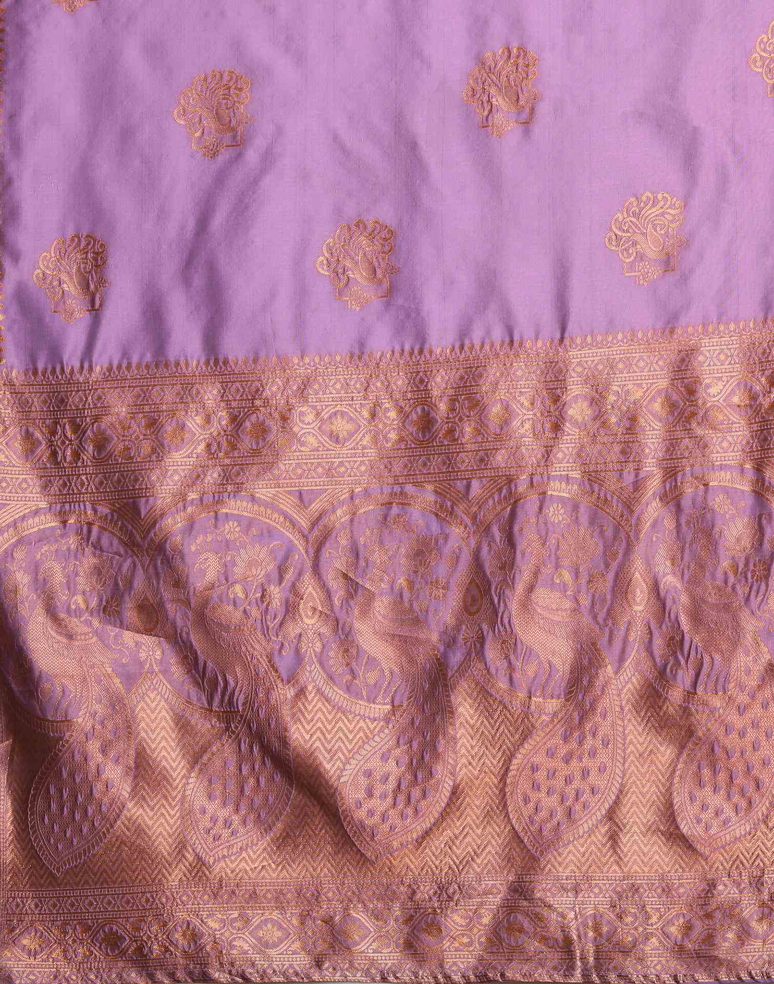 Light Purple Silk Woven Saree