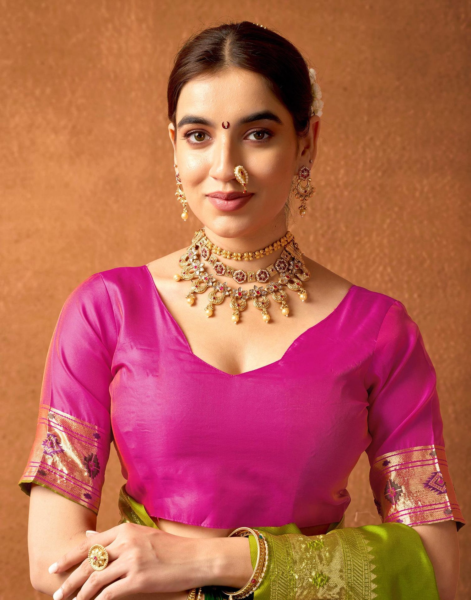 Green Silk Woven Paithani Saree