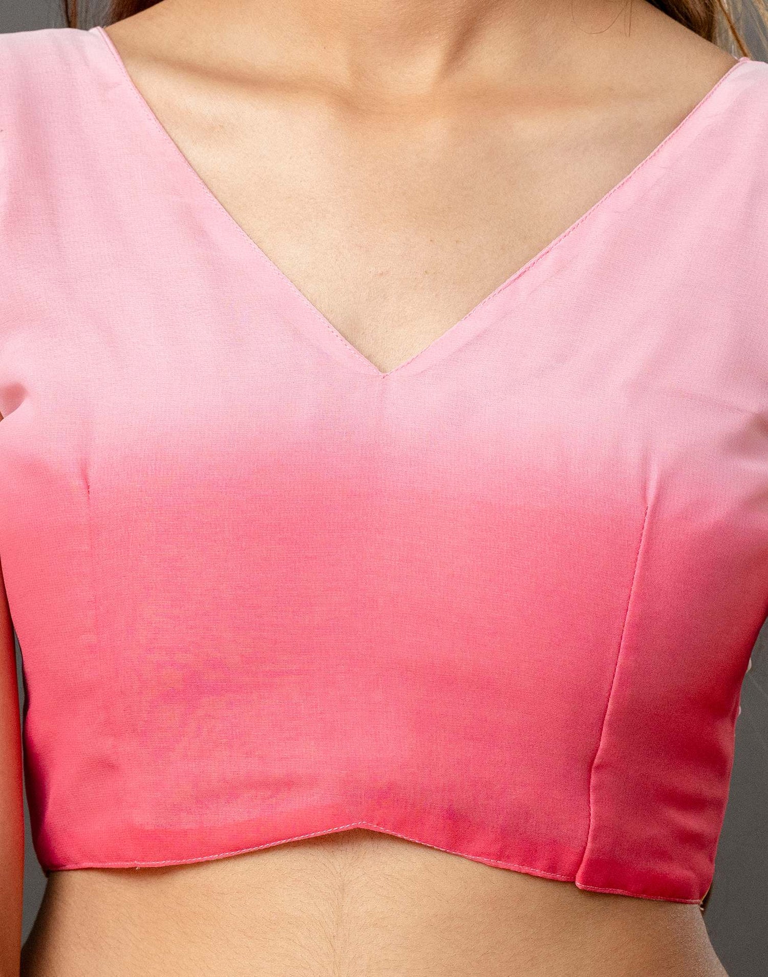 Pink Georgette Sequence Embroidery Saree