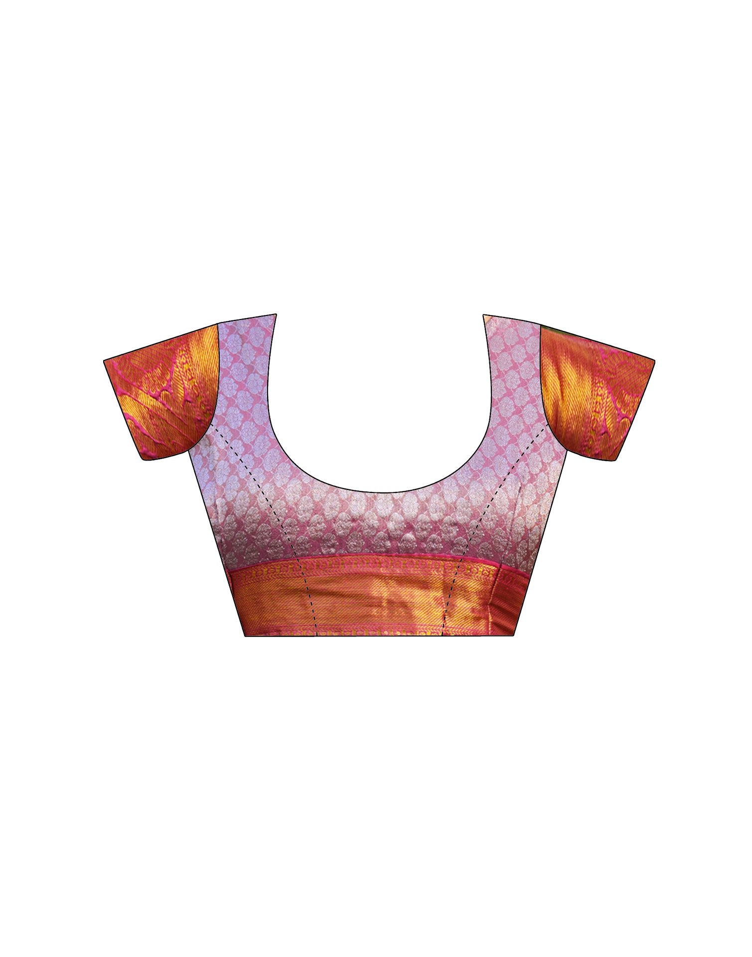 Purple Silk Woven Kanjivaram Saree