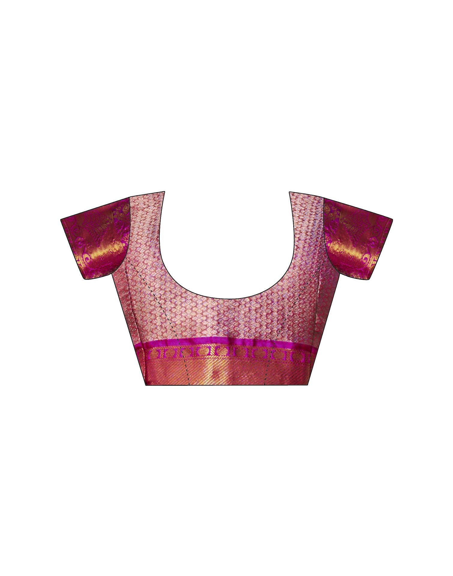 Pink Silk Woven Kanjivaram Saree