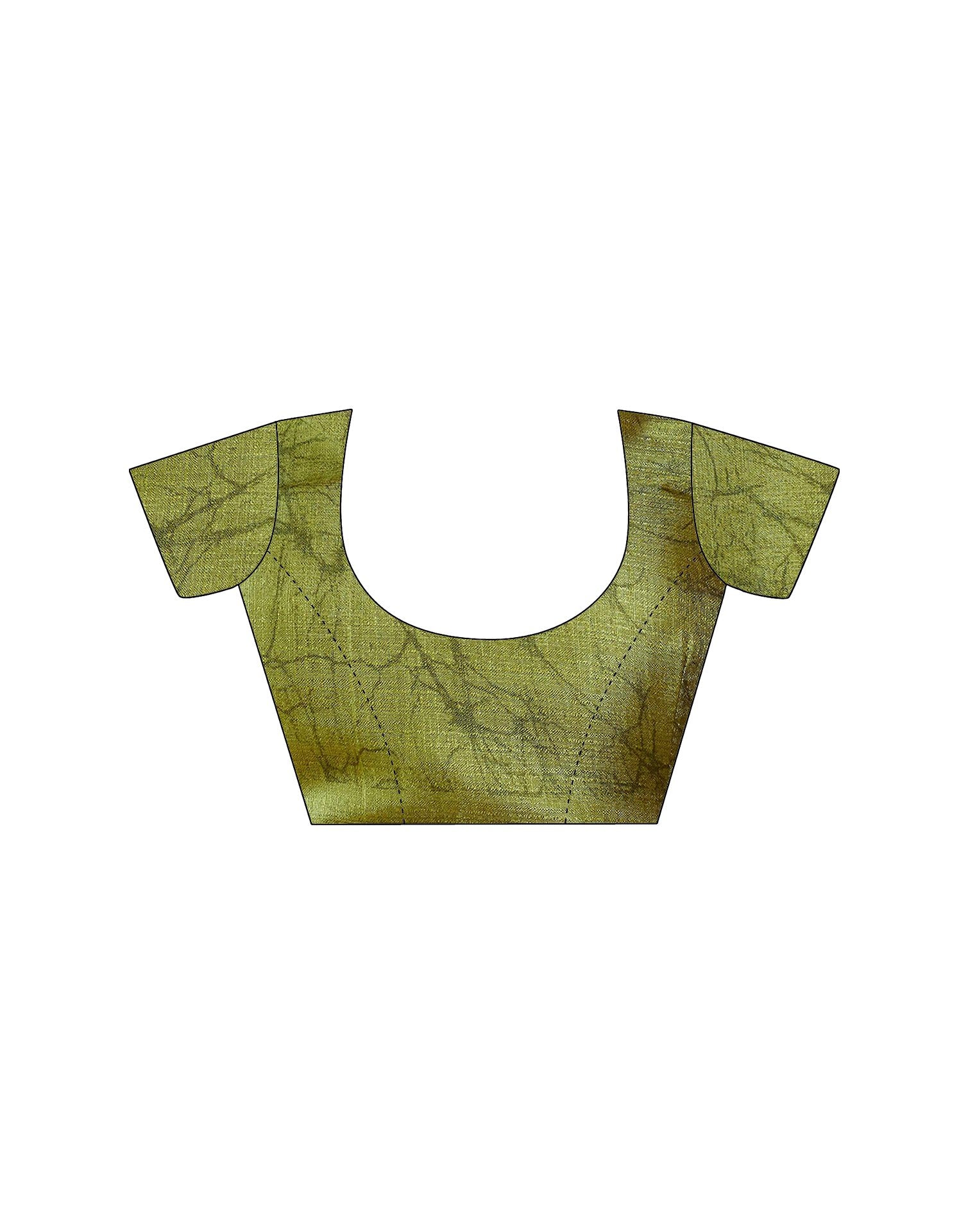Green Cotton Printed Saree