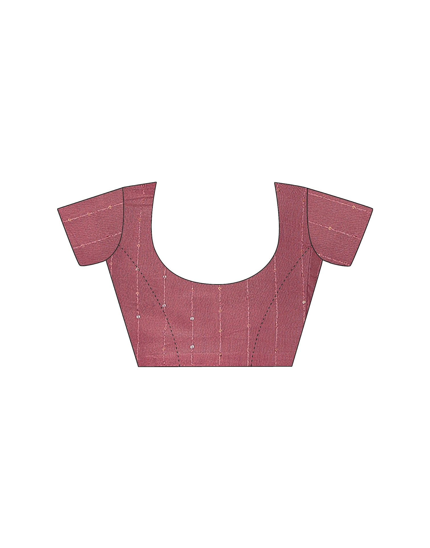 Pink Georgette Printed Saree