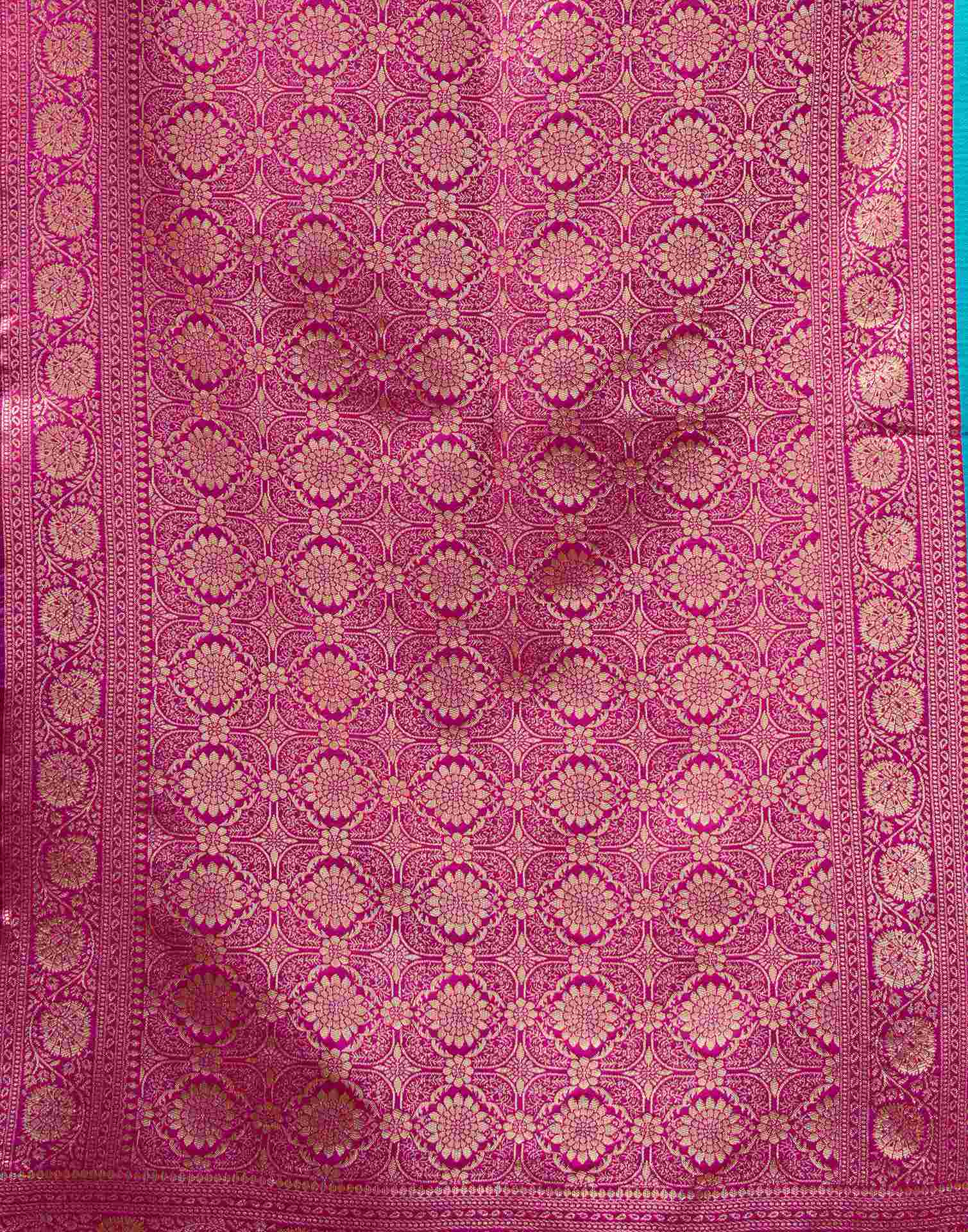 Blue Silk Woven Banarasi Saree