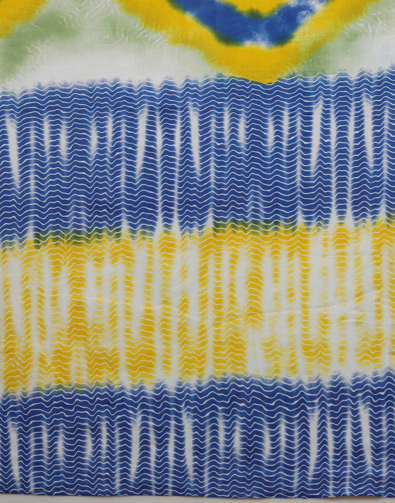 Blue Pure Cotton Printed Saree