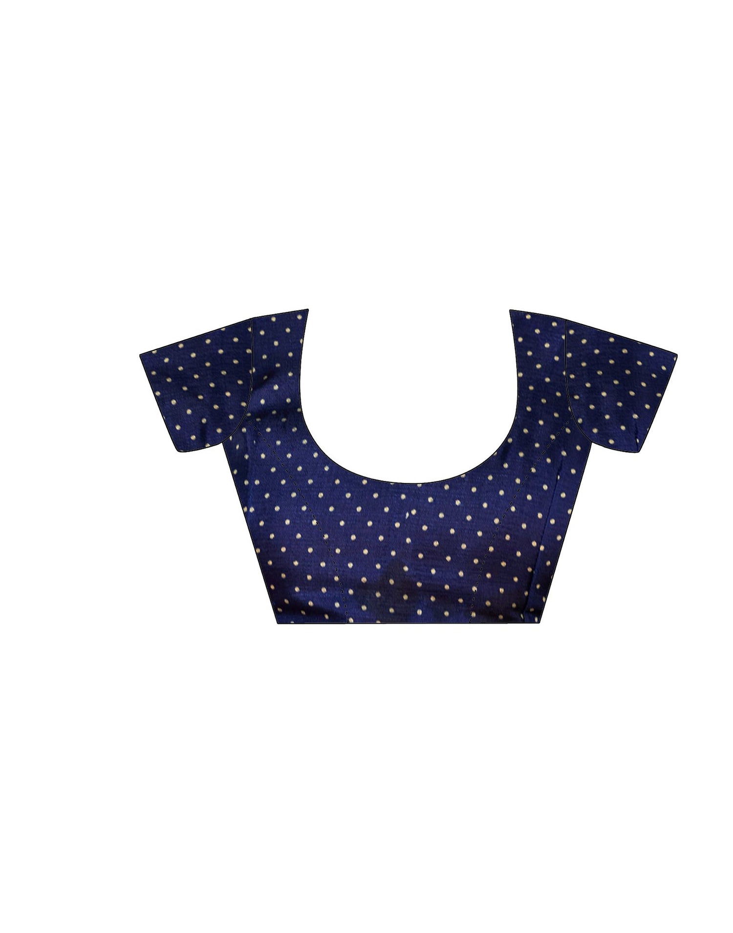 Beige Cotton Blend Madhubani Printed Saree