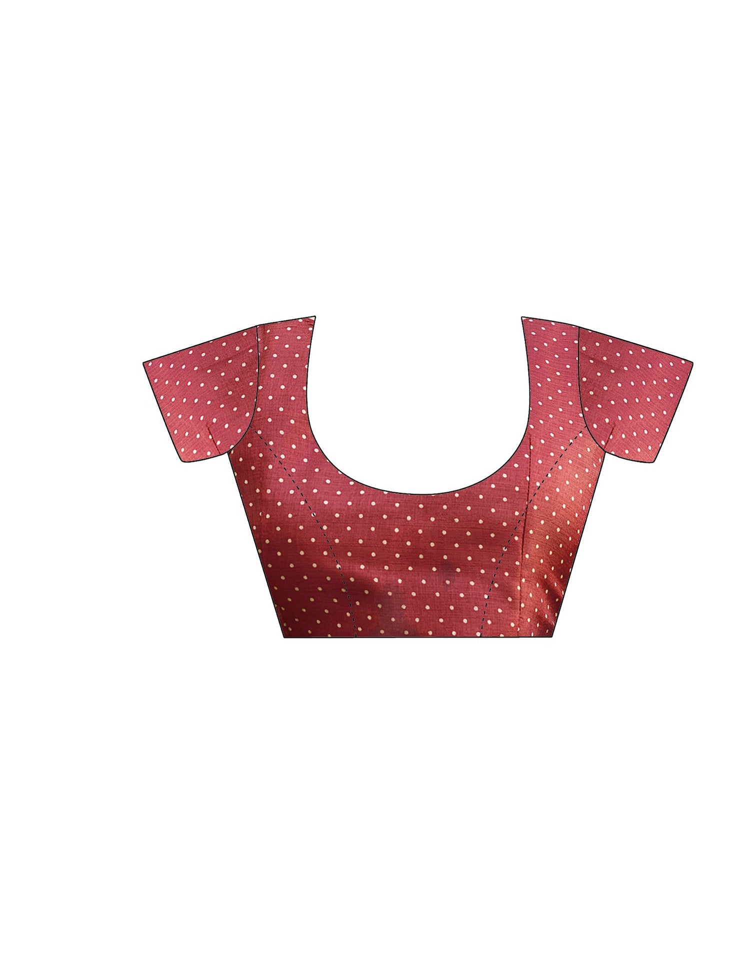 Beige Cotton Blend Madhubani Printed Saree