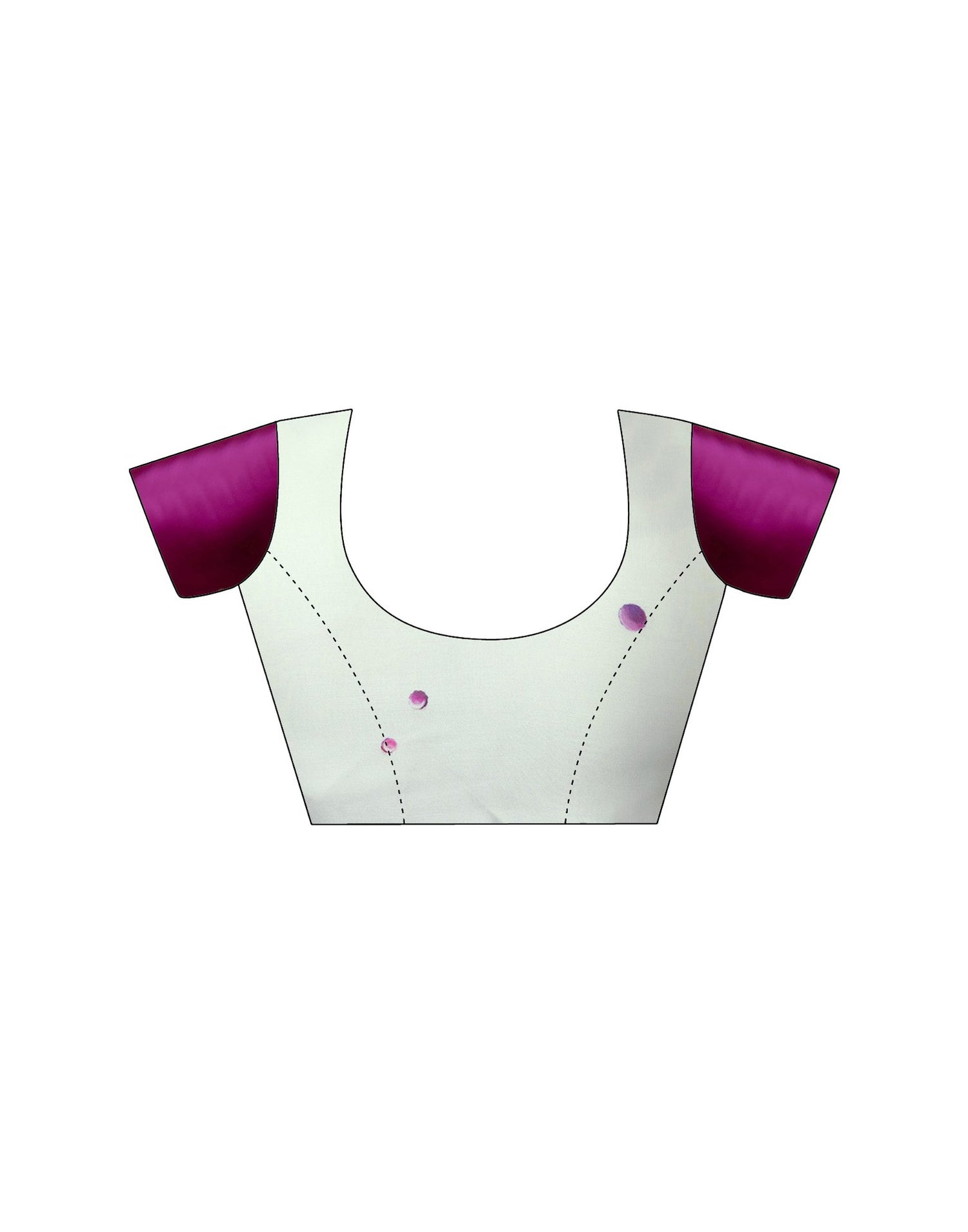 Handsfree White Satin Floral Printed Saree