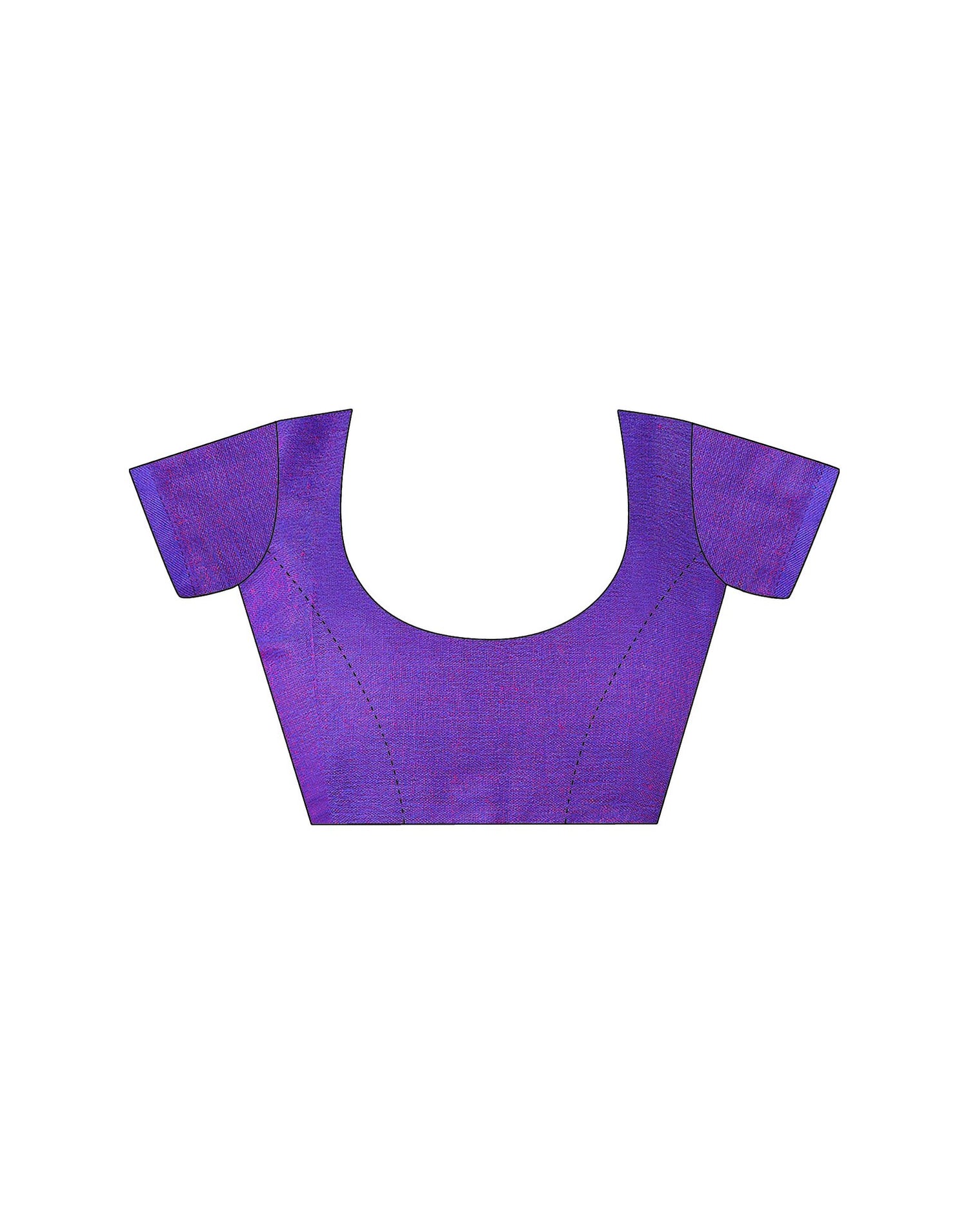 Purple Linen Sequence Saree