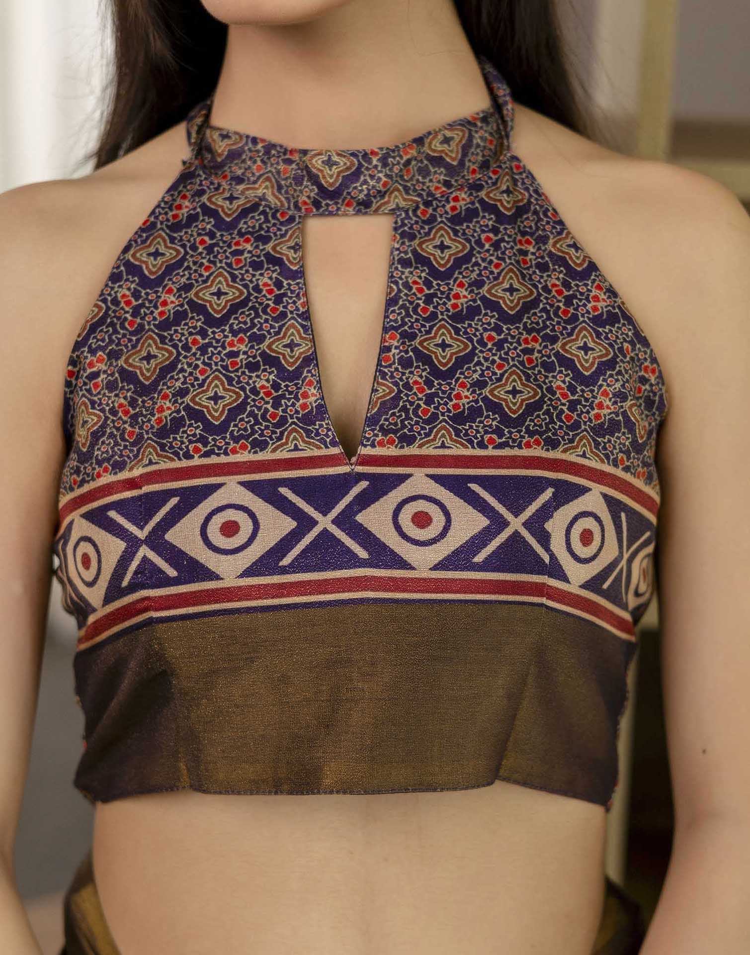 Green Shimmer Silk Printed Saree