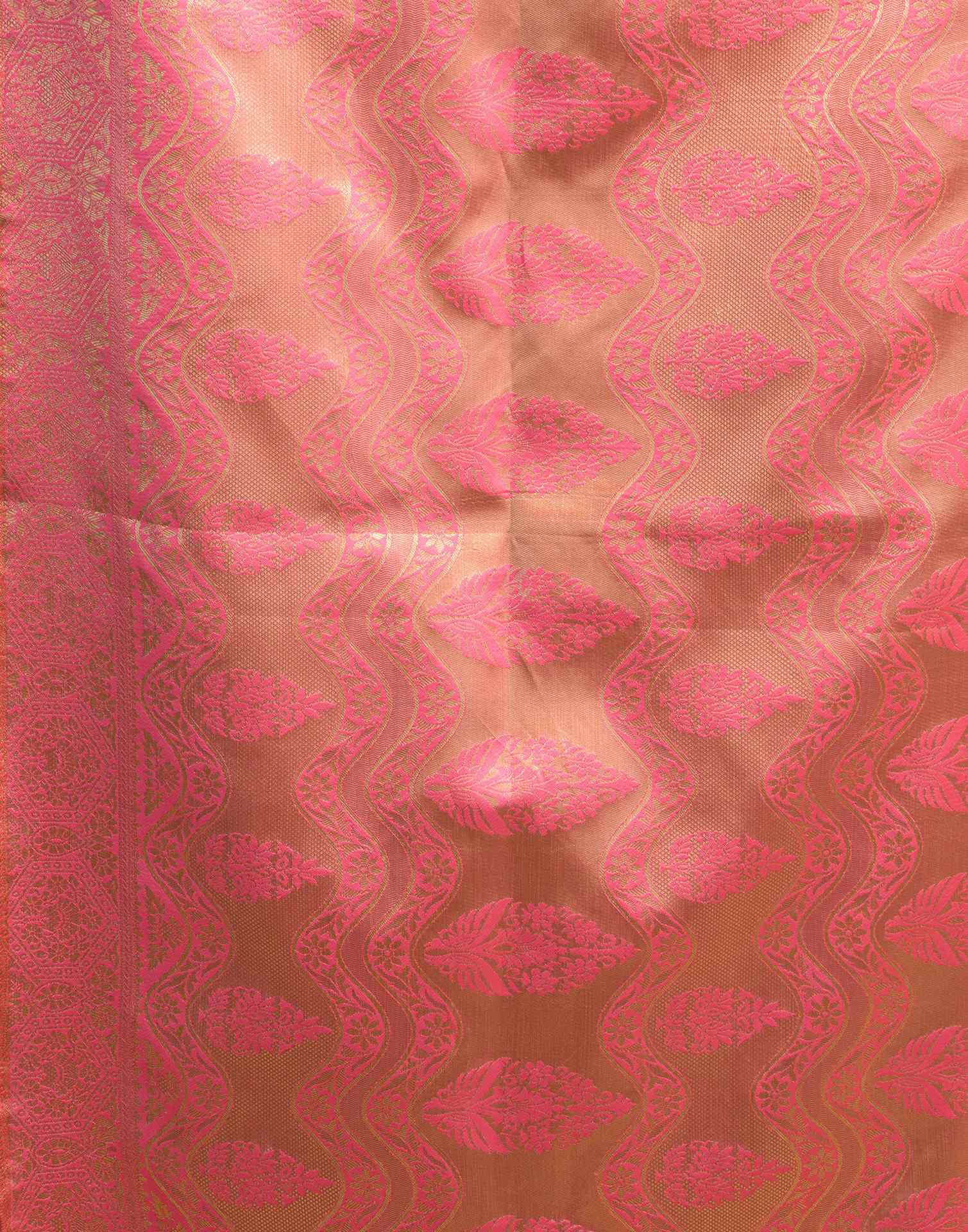 Dark Green Silk Woven Banarasi Saree