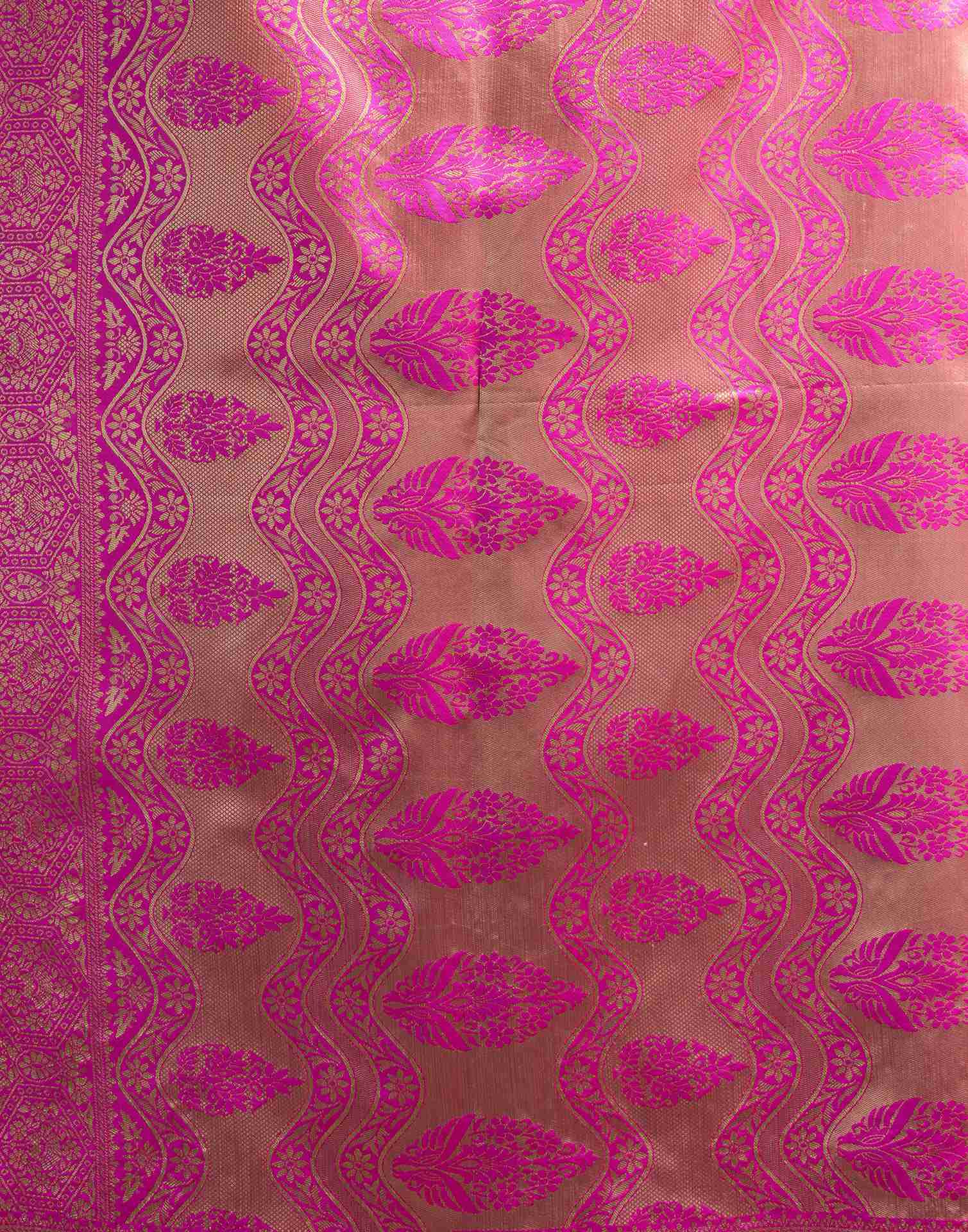 Dark Green Silk Woven Banarasi Saree