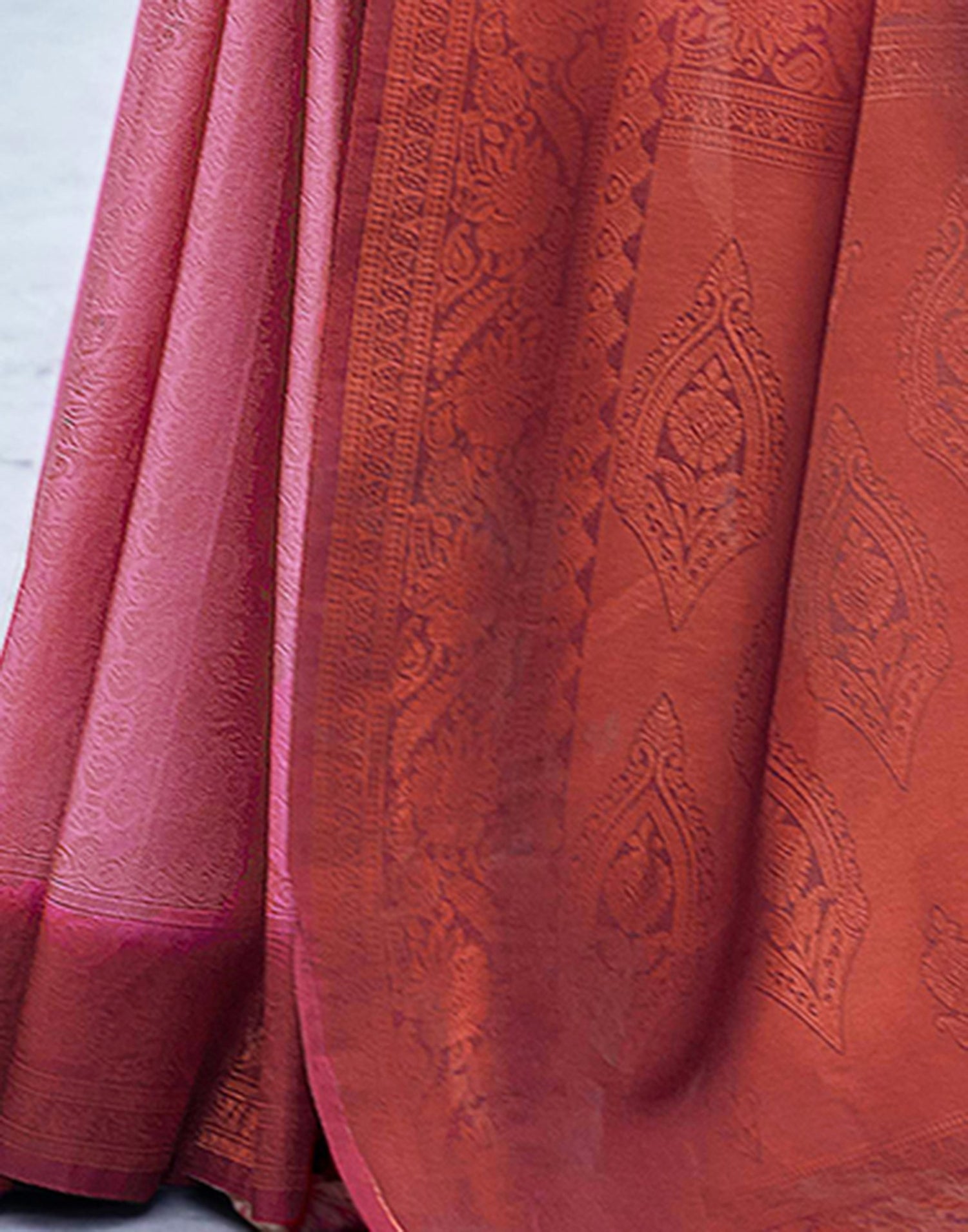 Red Silk Woven Kanjivaram Saree
