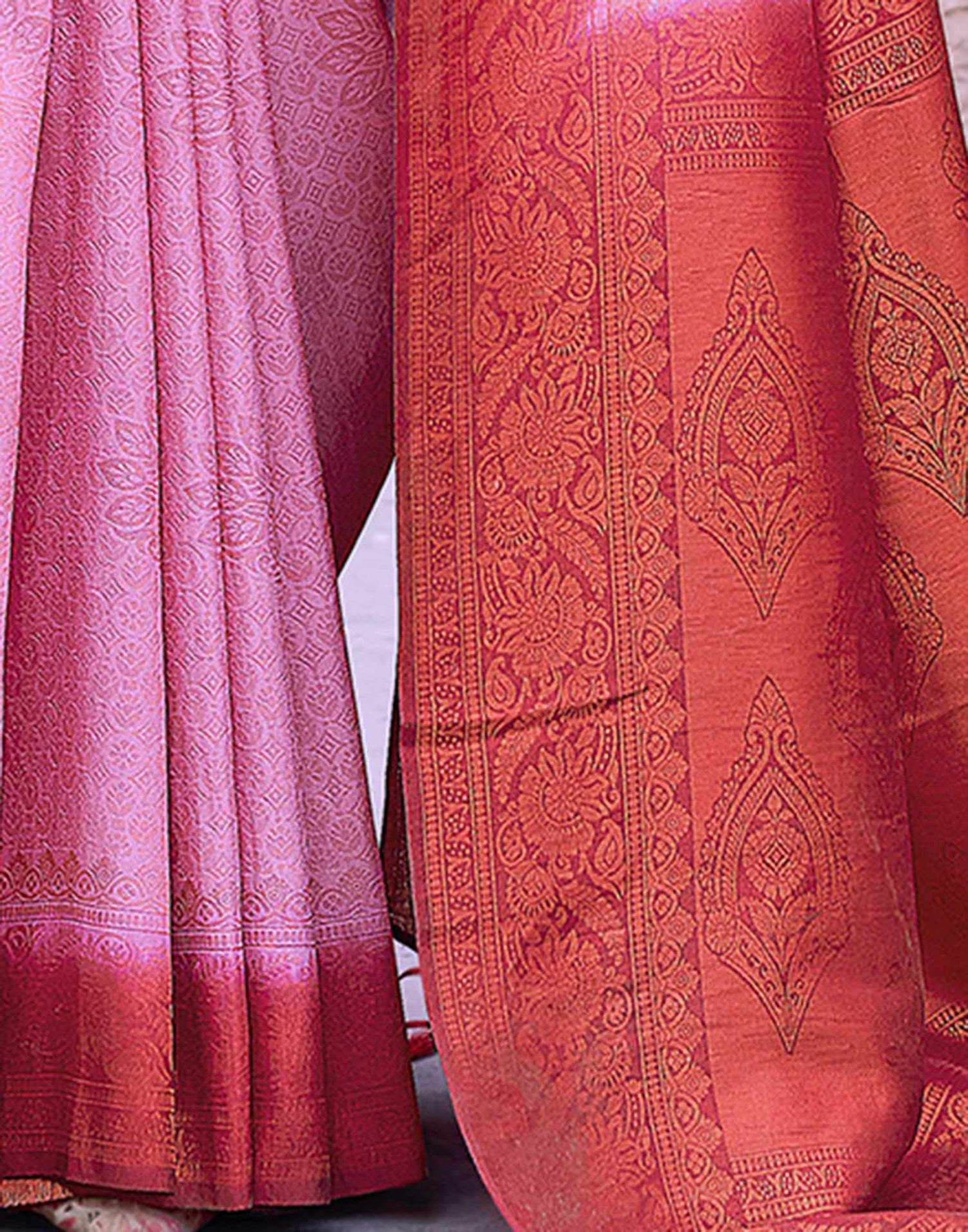 Red Silk Woven Kanjivaram Saree