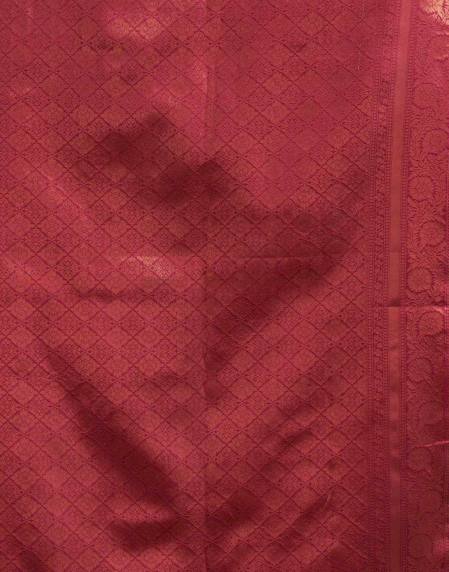 Light Brown Silk Woven Saree