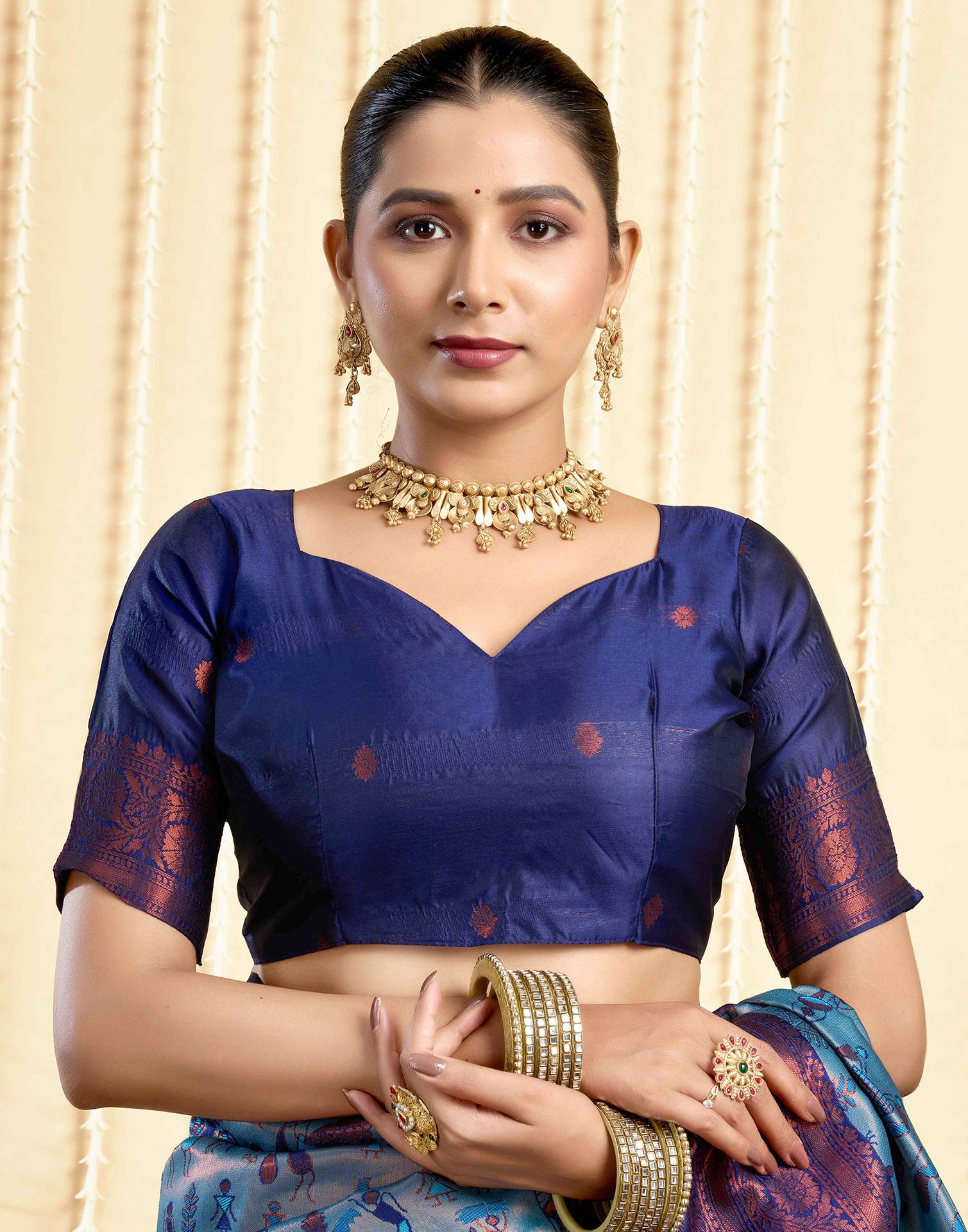 Light Blue Silk Woven Saree