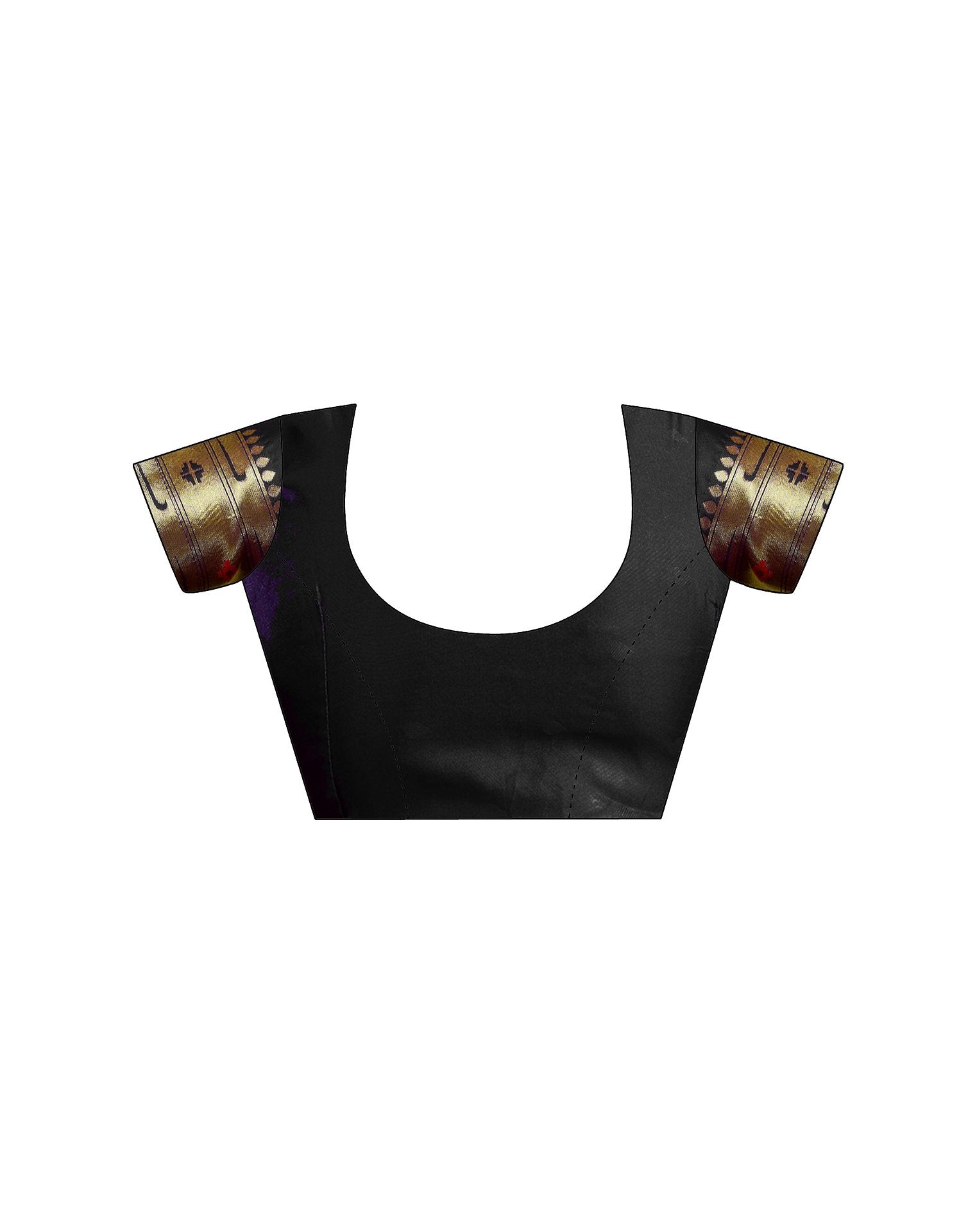 Black Silk Woven Paithani Saree
