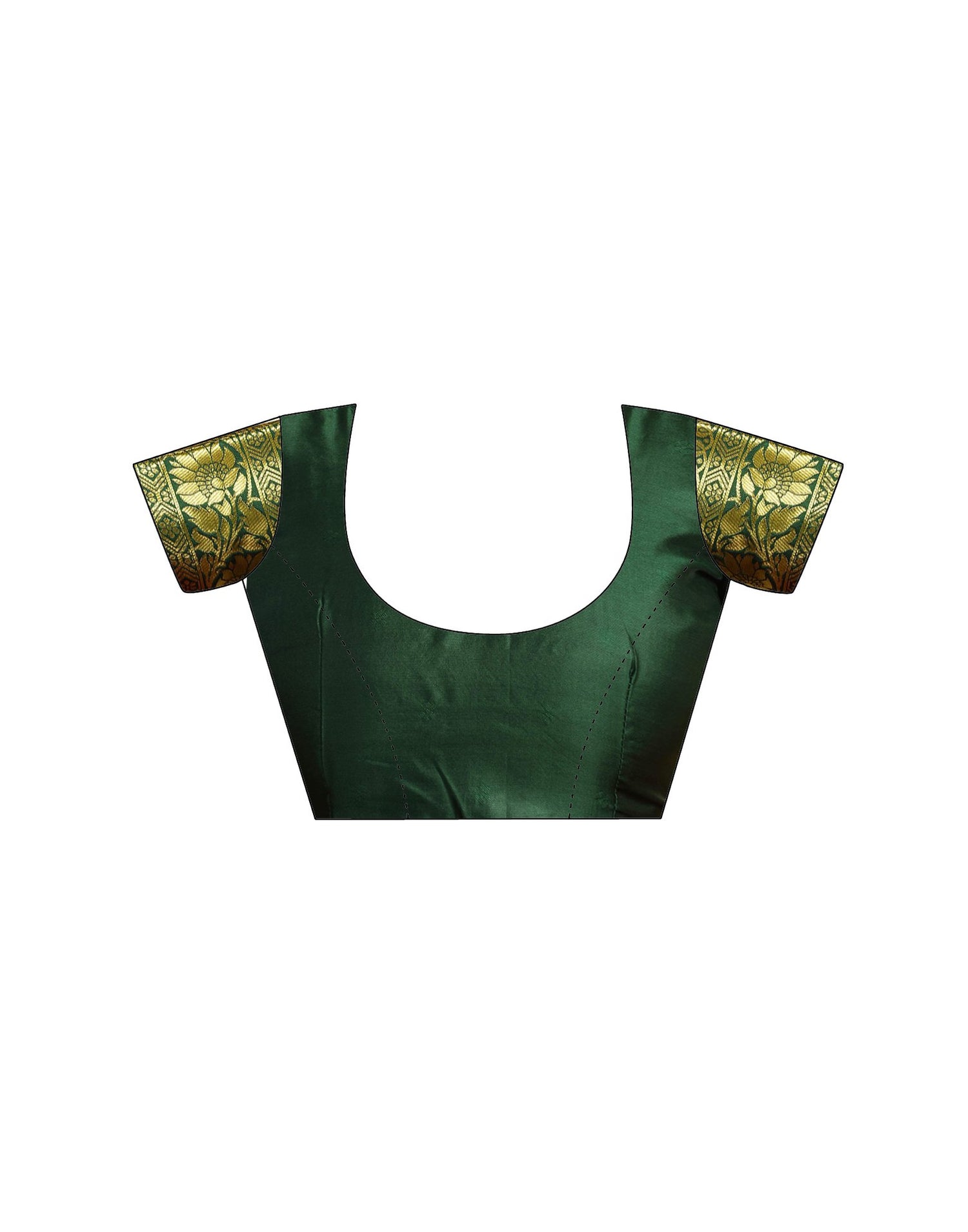 Orange Silk Woven Banarasi Saree