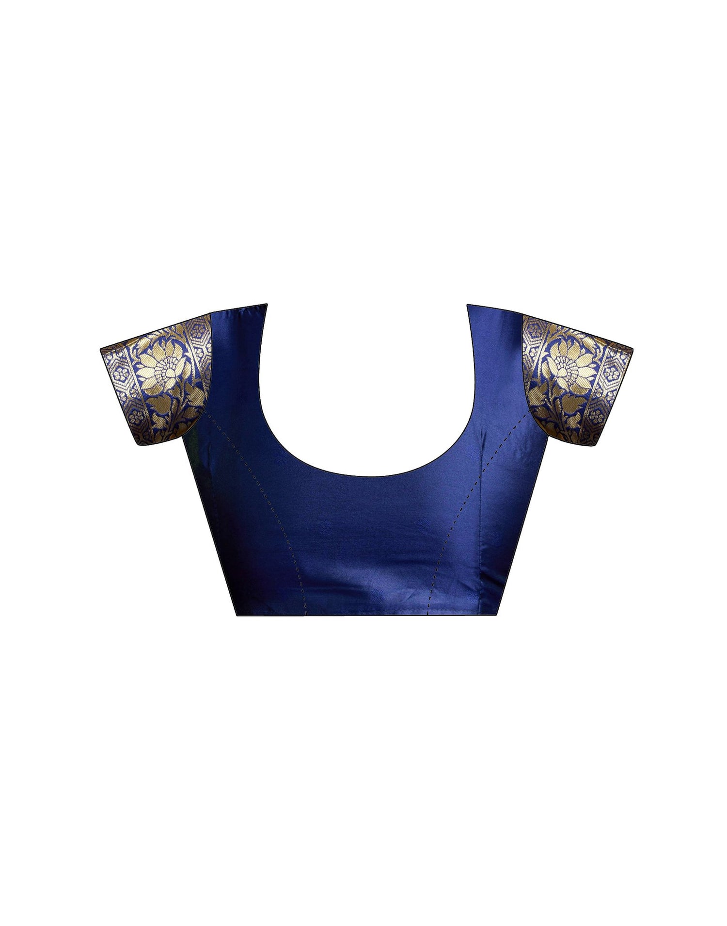 Teal Blue Silk Woven Banarasi Saree