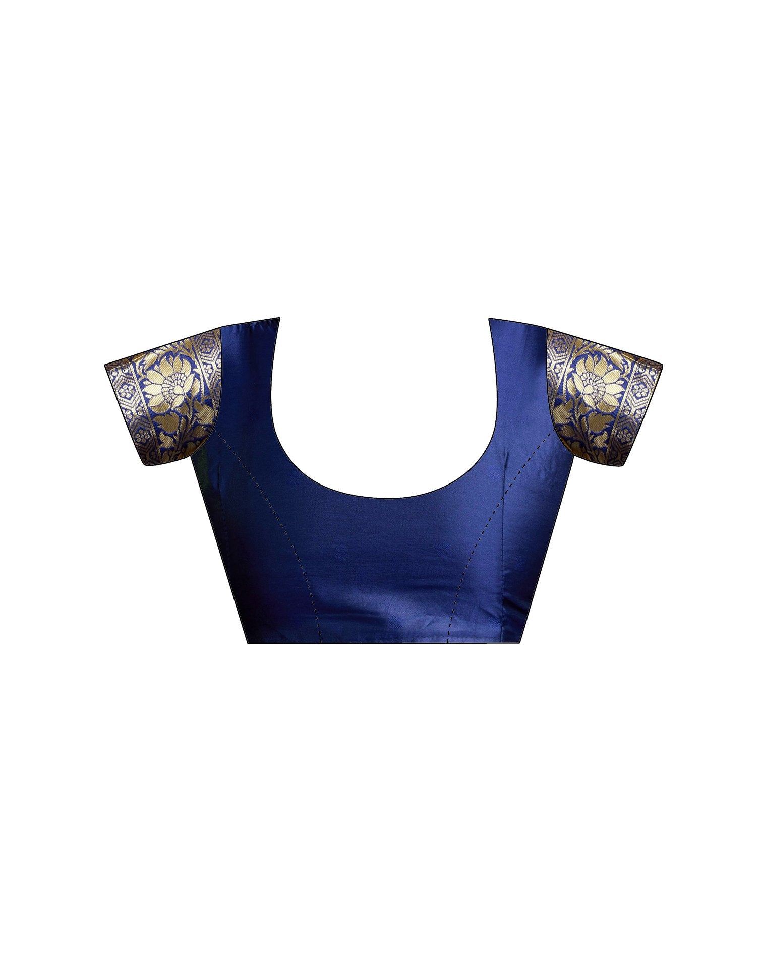 Teal Blue Silk Woven Banarasi Saree