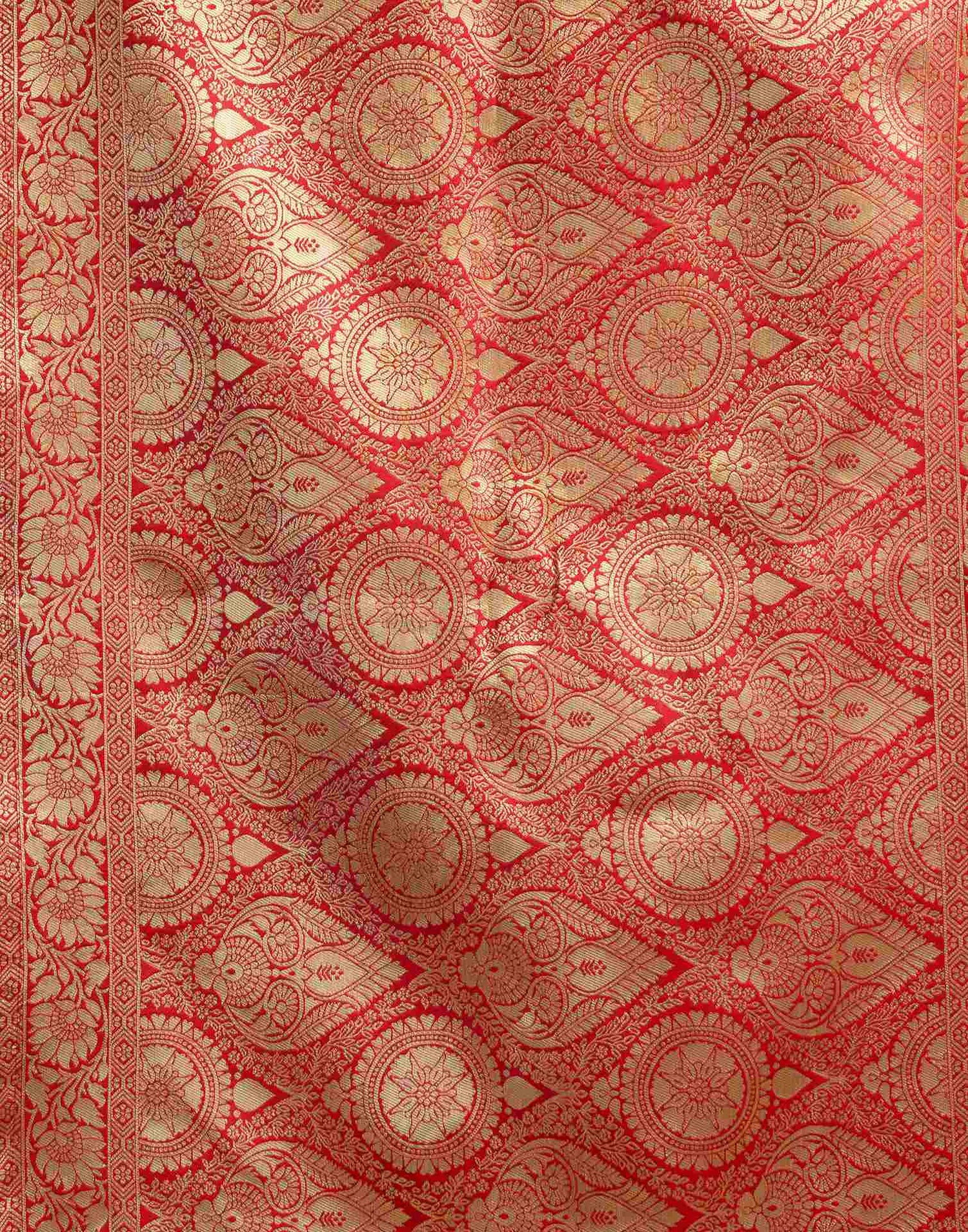 Rama Blue Silk Woven Banarasi Saree