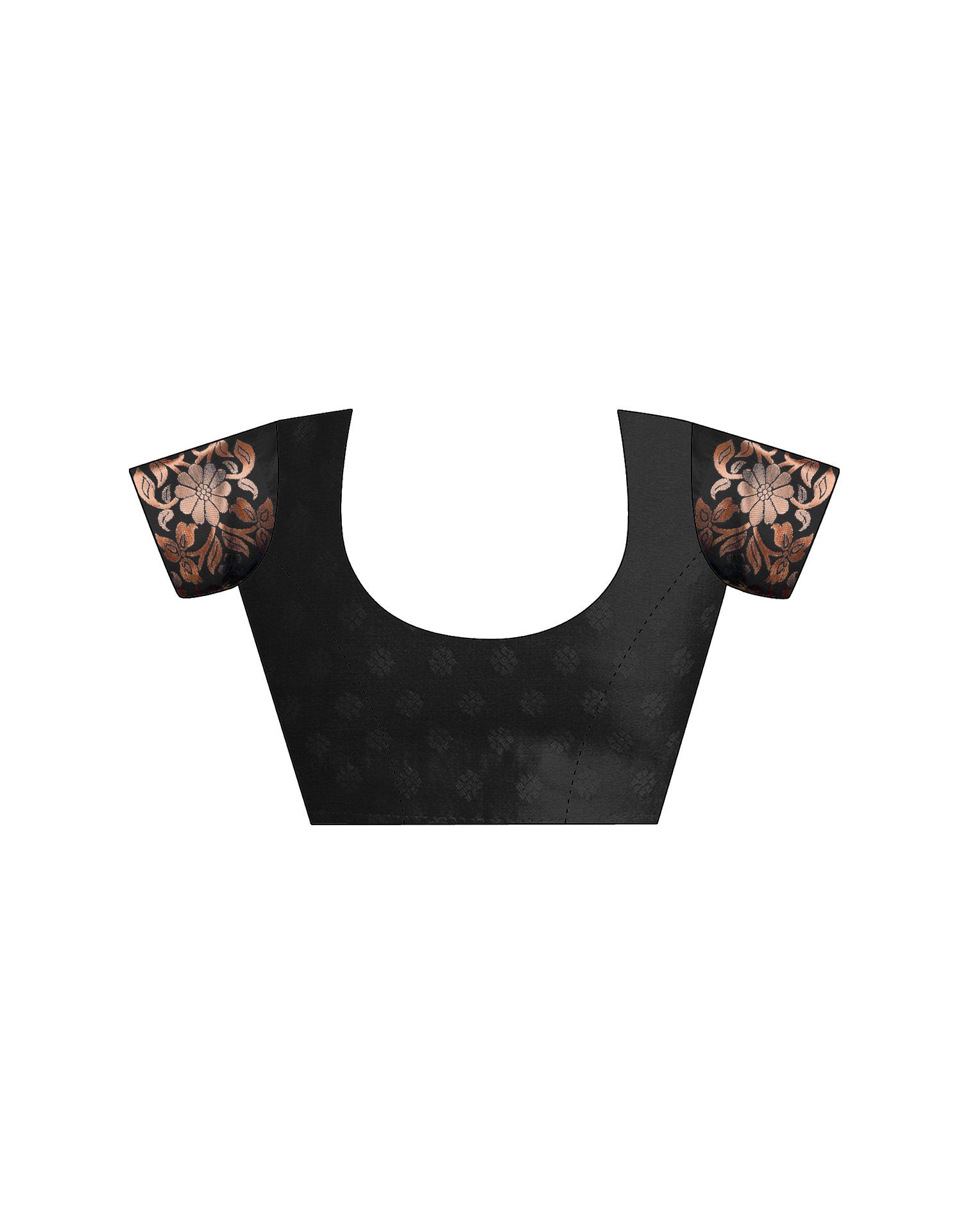 Black Silk Woven Saree