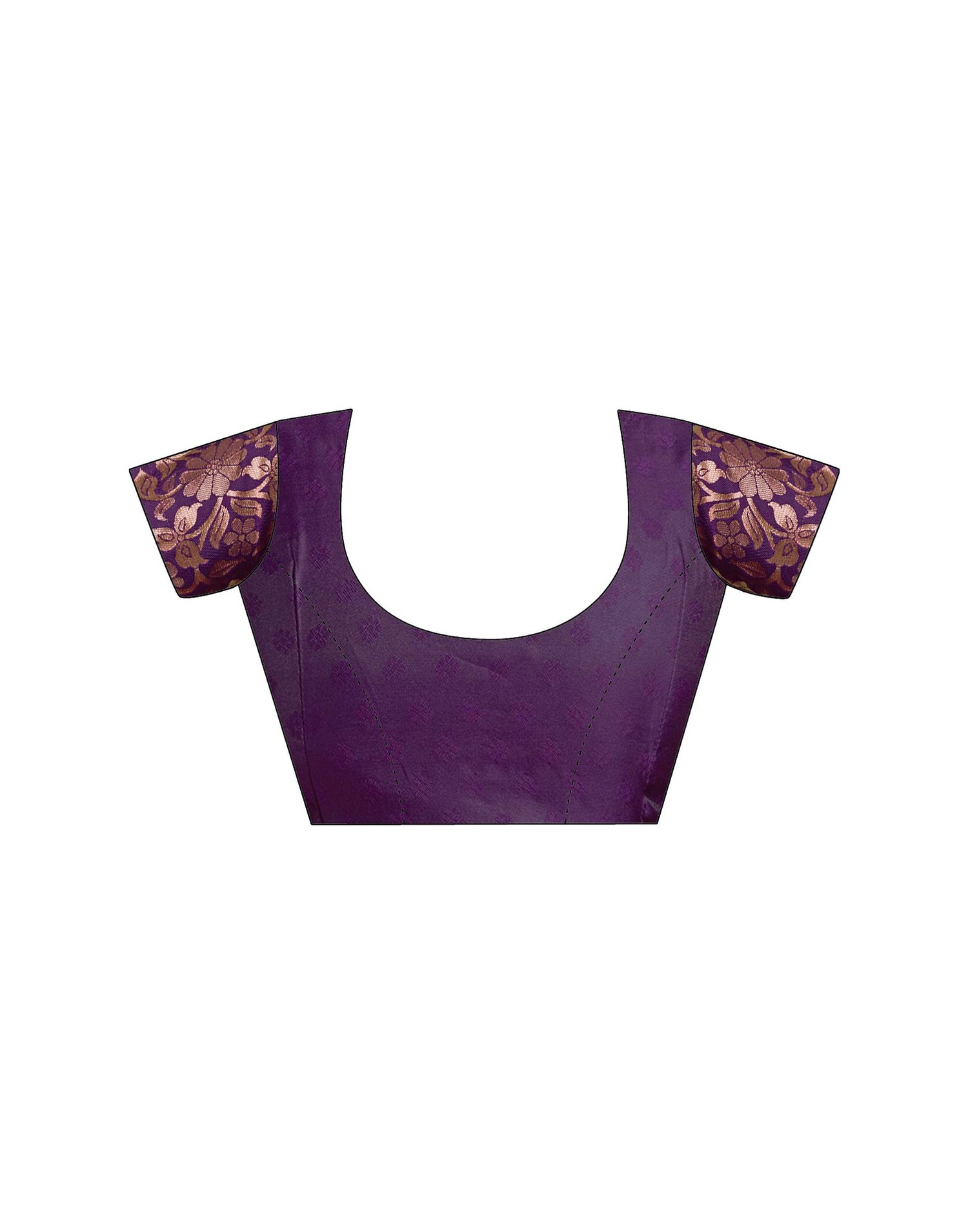 Wine Silk Woven Saree